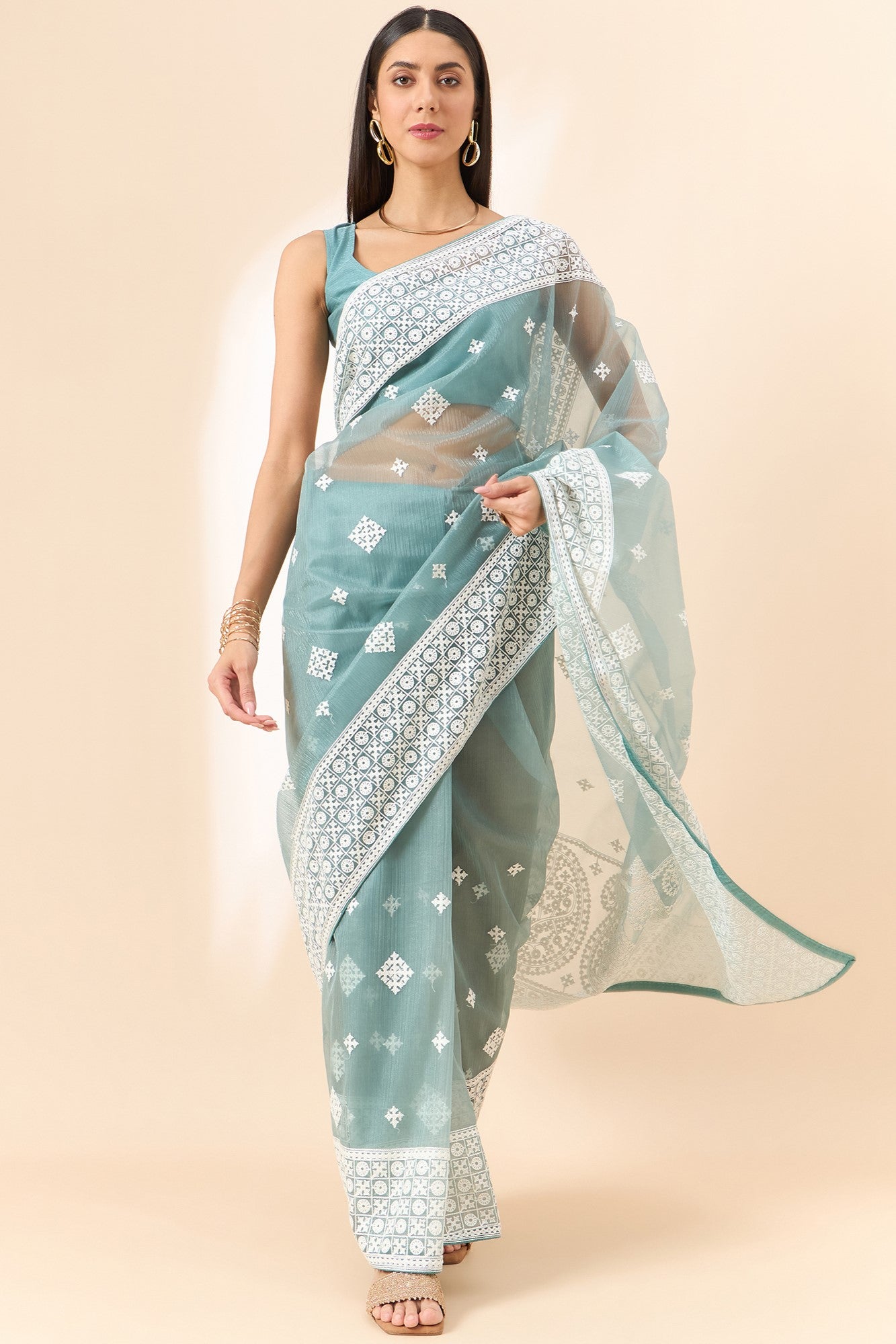 blue-embroidered-organza-saree-zb131098_4_SareeButa.com