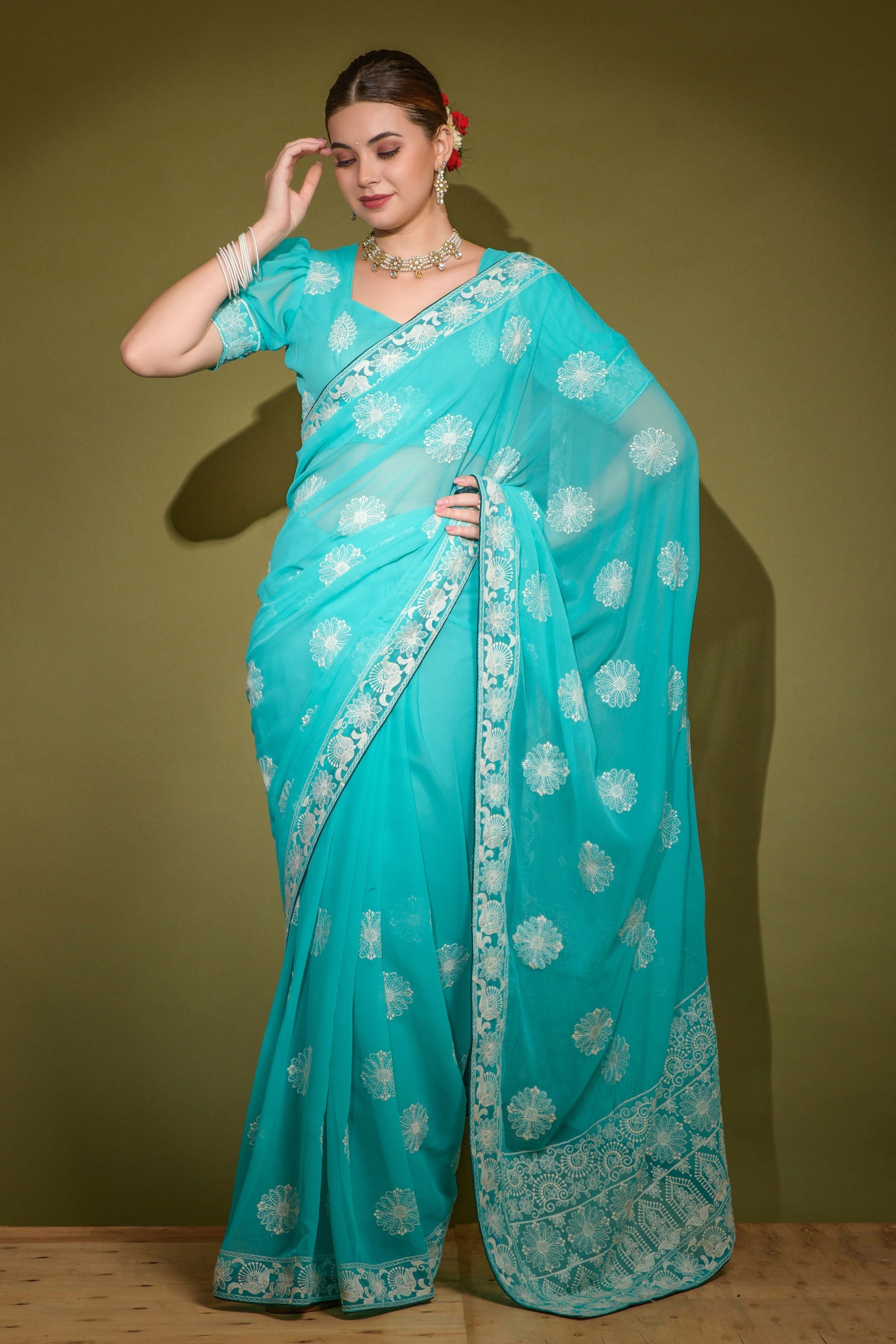 blue-geogette-chikankari-saree-zb131367_1_SareeButa.com