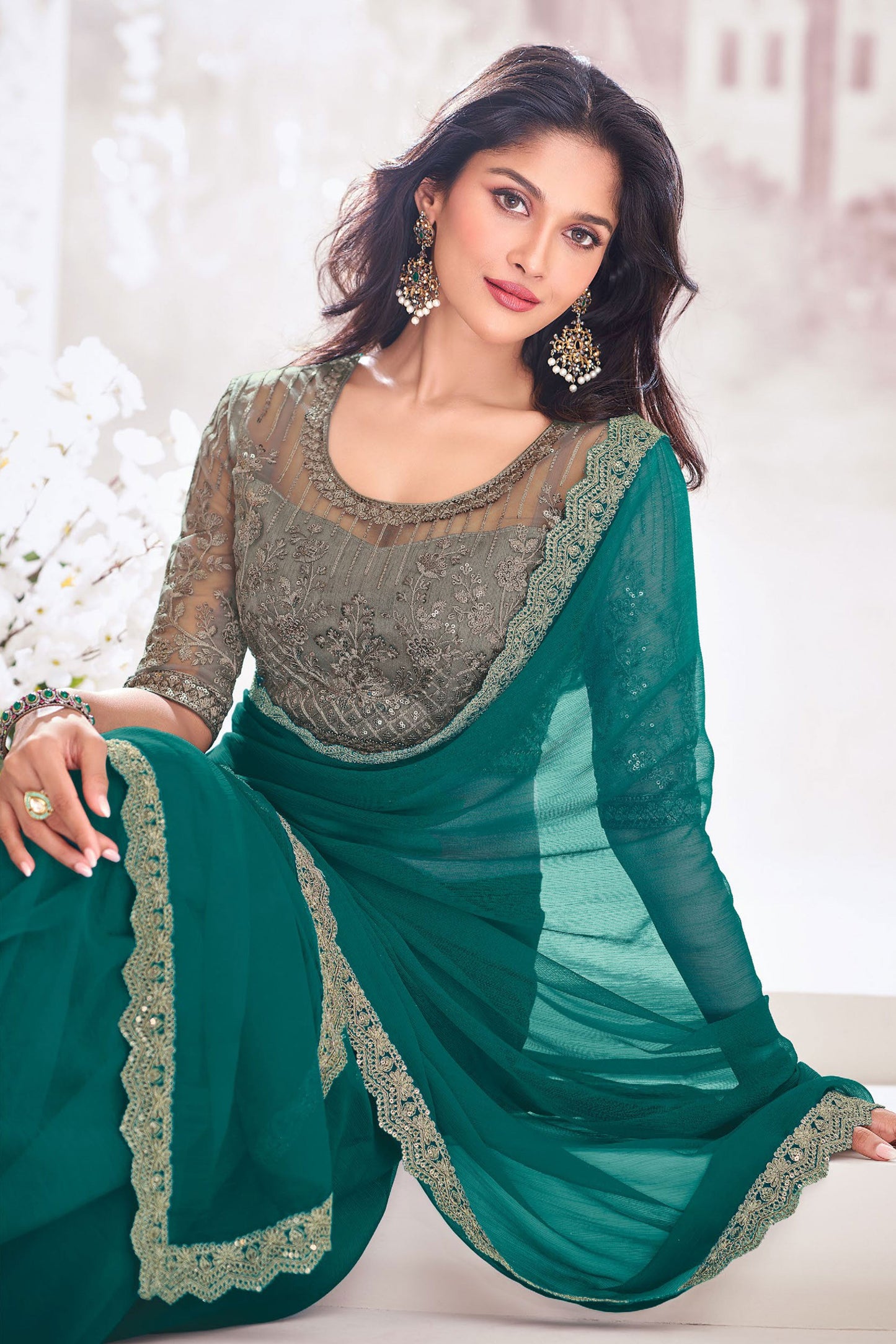 blue-green-embroidered-chiffon-saree-zb132539_2_SareeButa.com