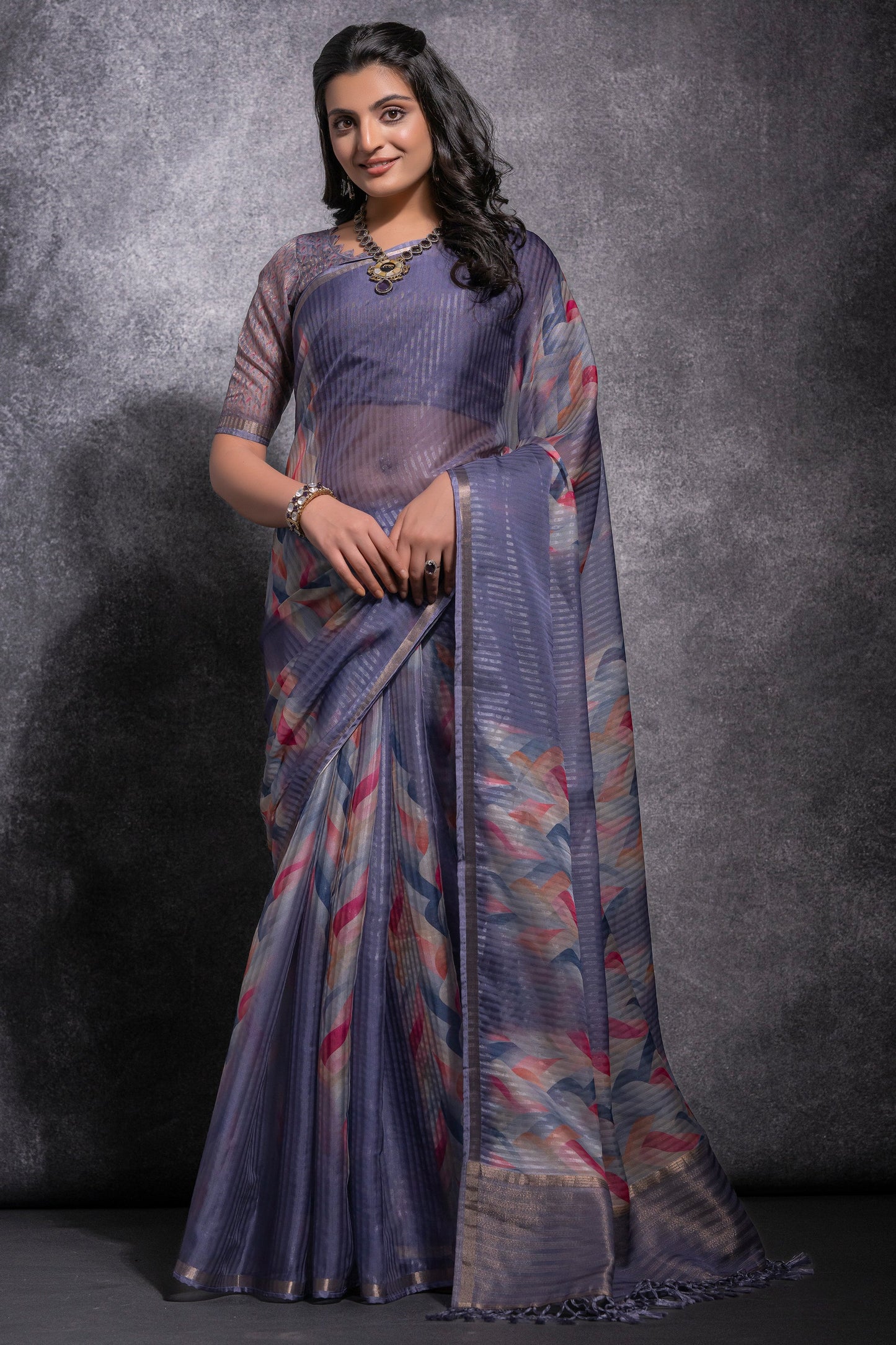 blue-printed-linen-silk-saree-zb132506_1_SareeButa.com