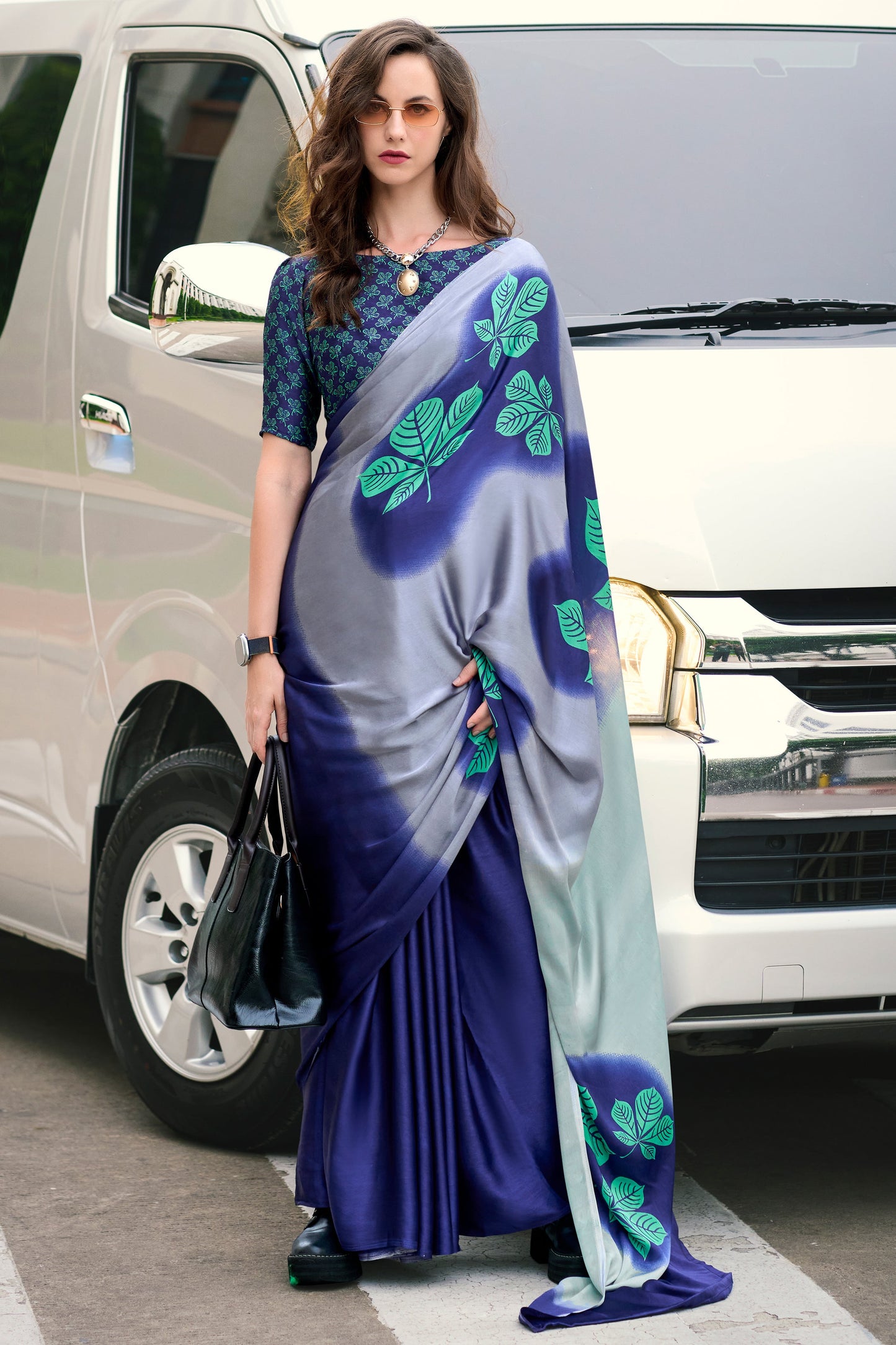 blue-printed-satin-saree-zb132485_1_SareeButa.com