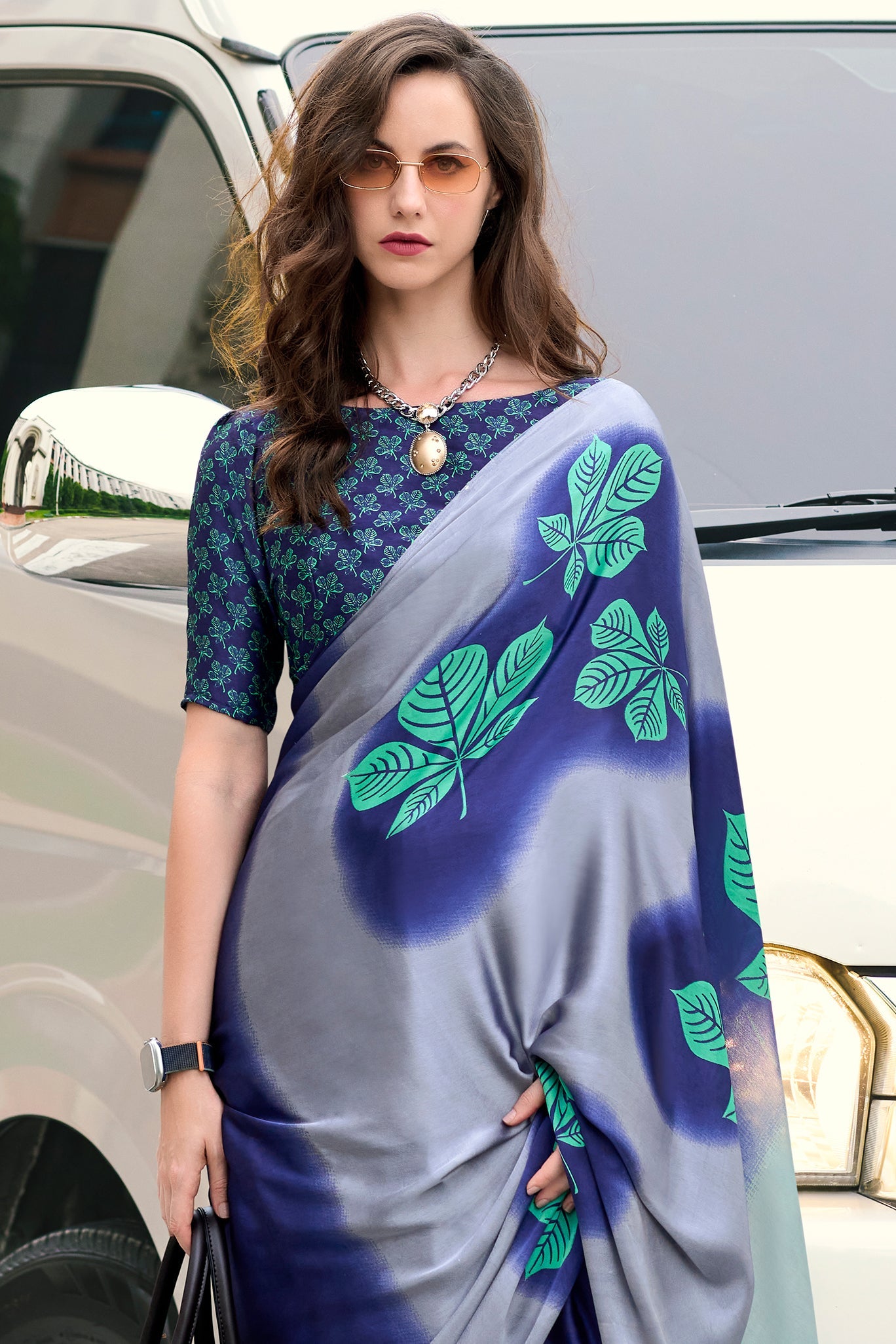 blue-printed-satin-saree-zb132485_3_SareeButa.com