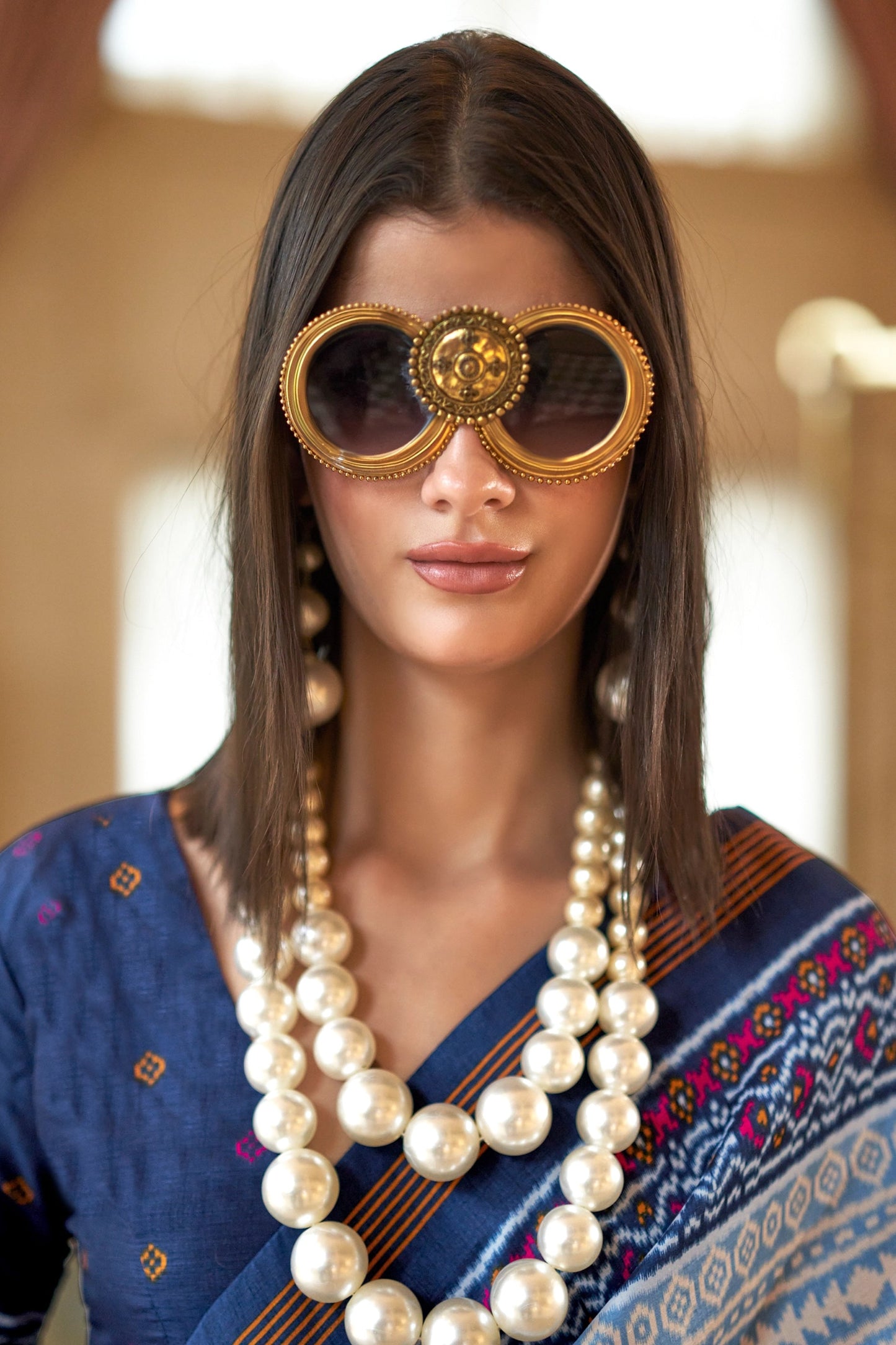 Blue Printed Silk Saree-SAR11351_2_SareeButa.com