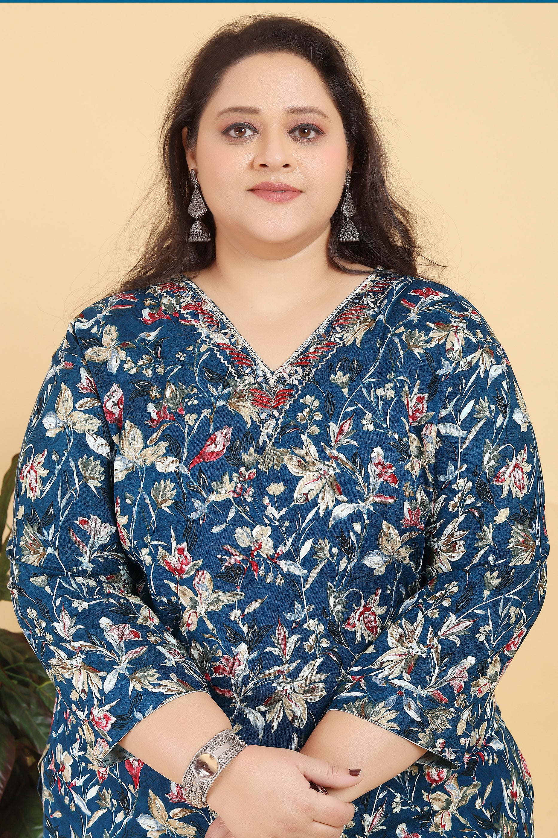 Blue Readymade Rayon Suit-SAR11758_2_SareeButa.com