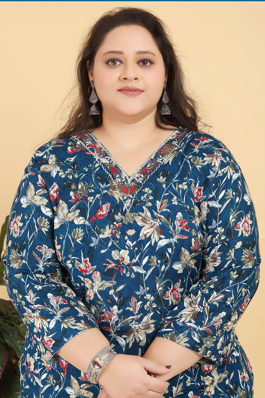 Blue Readymade Rayon Suit-SAR11758_2_SareeButa.com