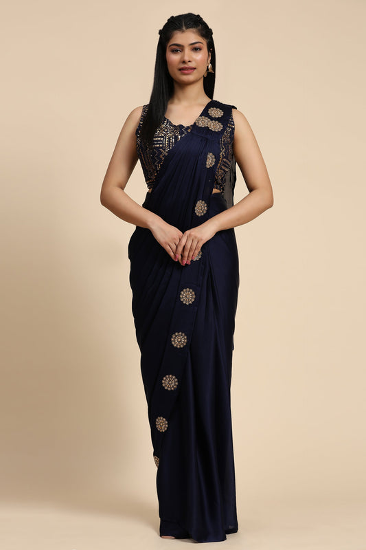 blue-satin-readymade-saree-zb132163_1_SareeButa.com