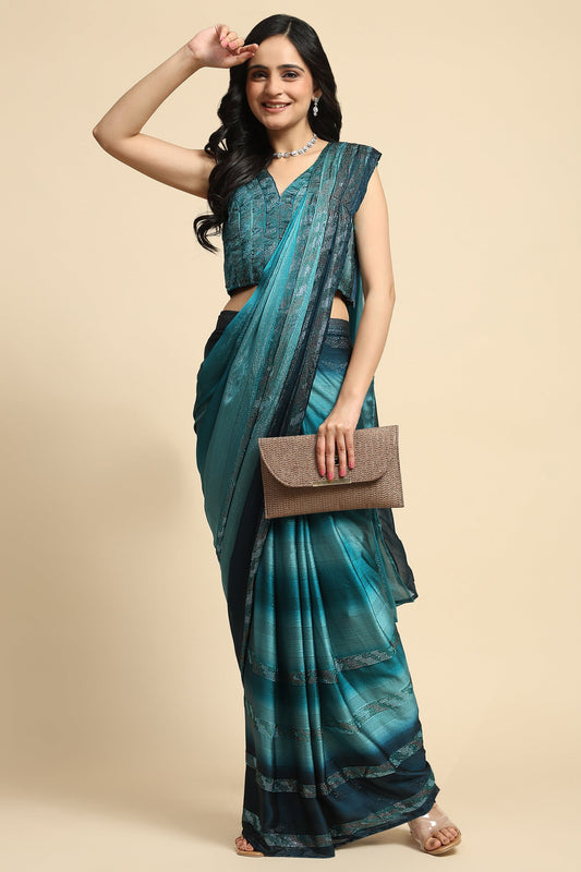 blue-satin-silk-readymade-saree-zb132038_1_SareeButa.com