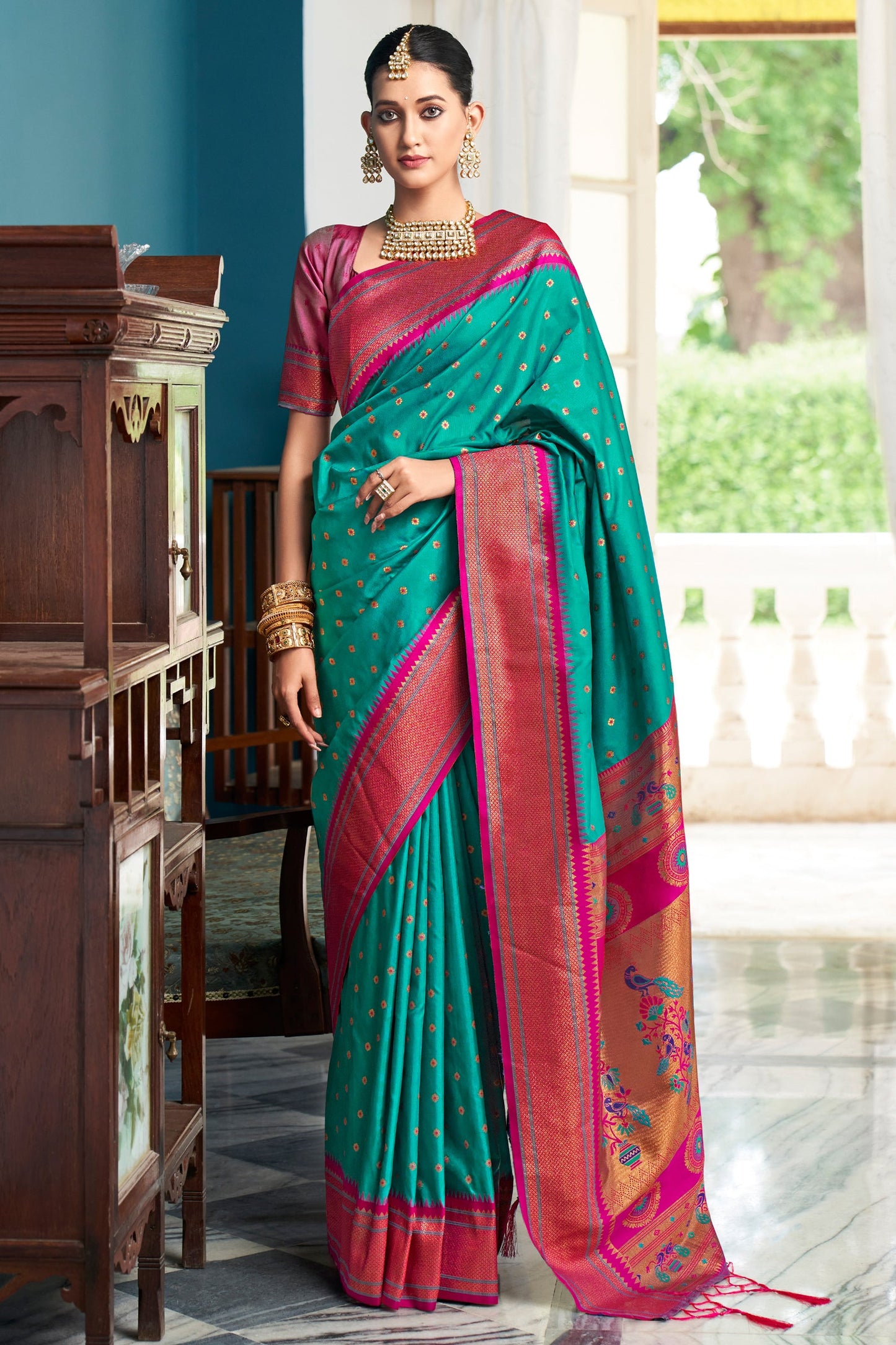 blue-silk-paithani-saree-zb132294_1_SareeButa.com