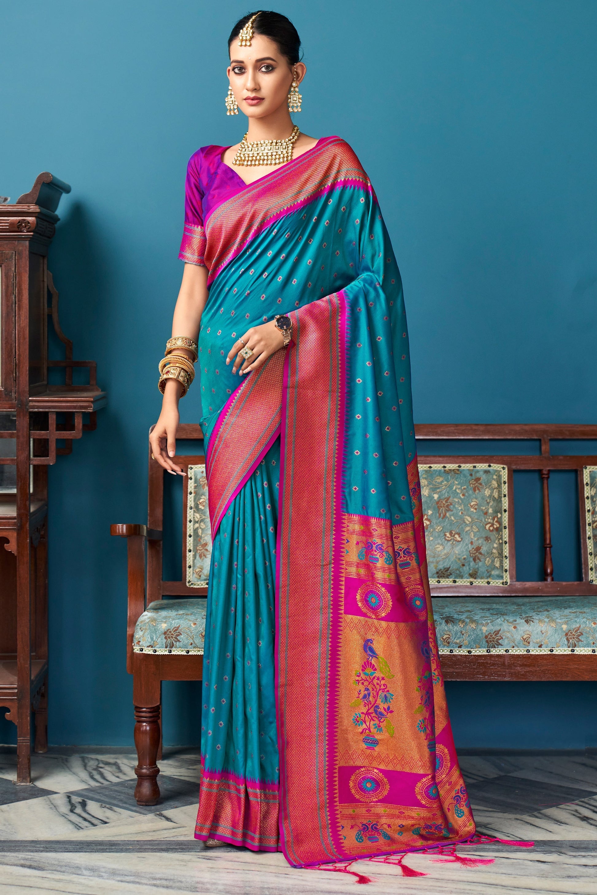 blue-silk-paithani-saree-zb132298_1_SareeButa.com