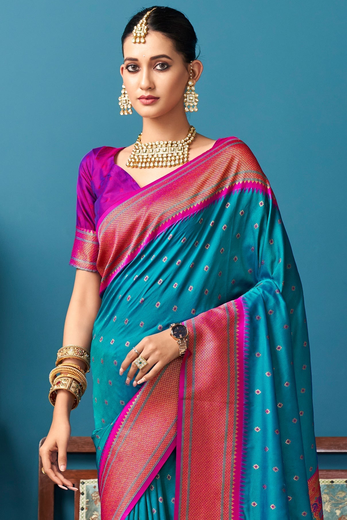blue-silk-paithani-saree-zb132298_2_SareeButa.com