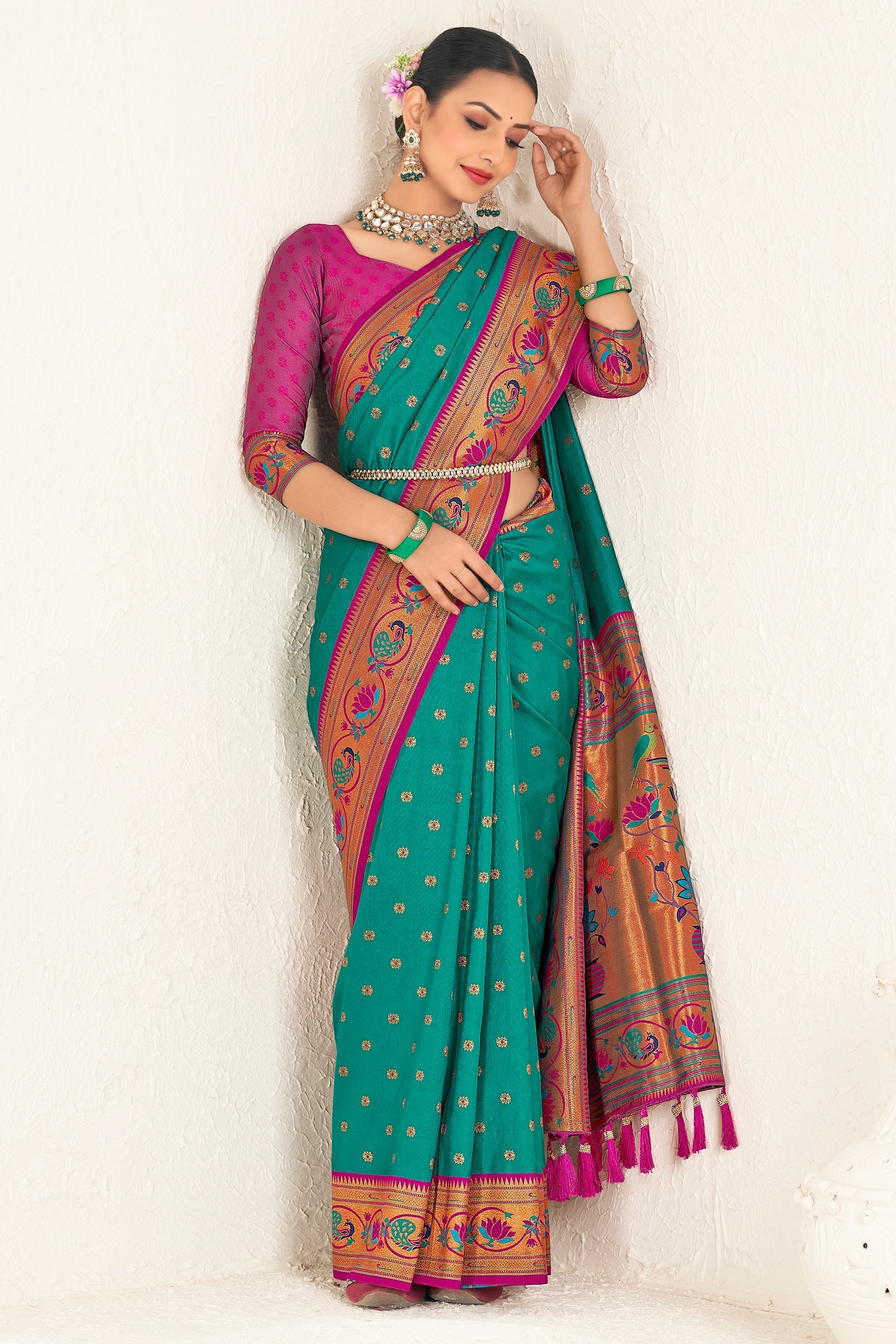 blue-silk-paithani-saree-zb132394_1_SareeButa.com