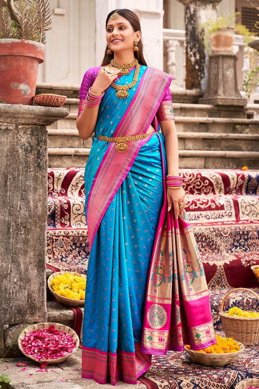 blue-silk-paithani-saree-zb132417_1_SareeButa.com