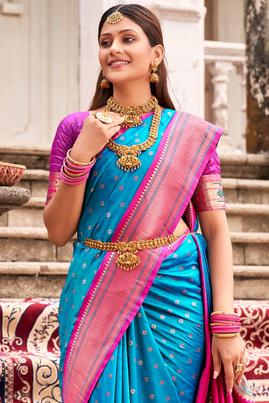 blue-silk-paithani-saree-zb132417_2_SareeButa.com