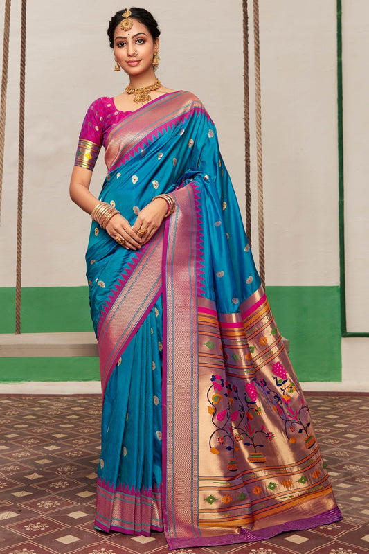 blue-silk-paithani-saree-zb132423_1_SareeButa.com