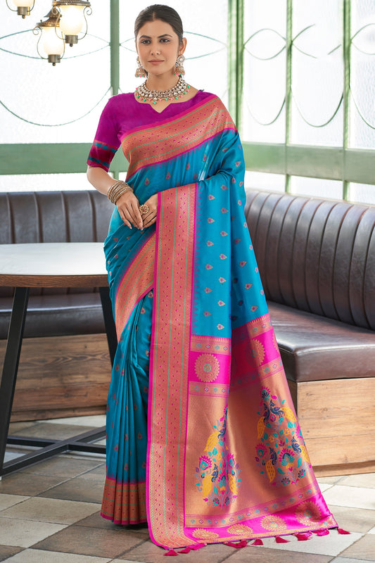 blue-silk-paithani-saree-zb132432_1_SareeButa.com