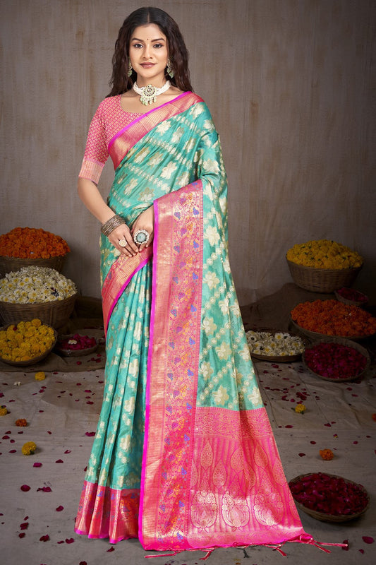 Blue Silk Saree-ZB132962_1_SareeButa.com