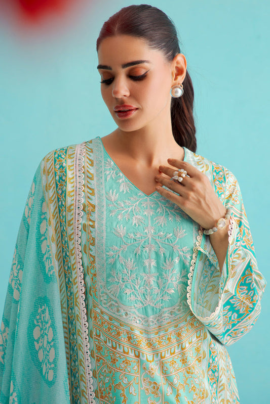 Blue Unstitched Cotton Suit-SS404_2_SareeButa.com