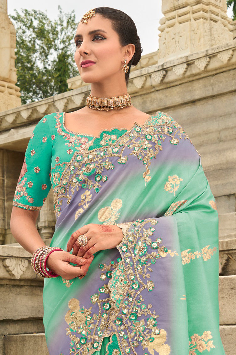 Blue Woven Banarasi Saree-ZB134493_2_SareeButa.com