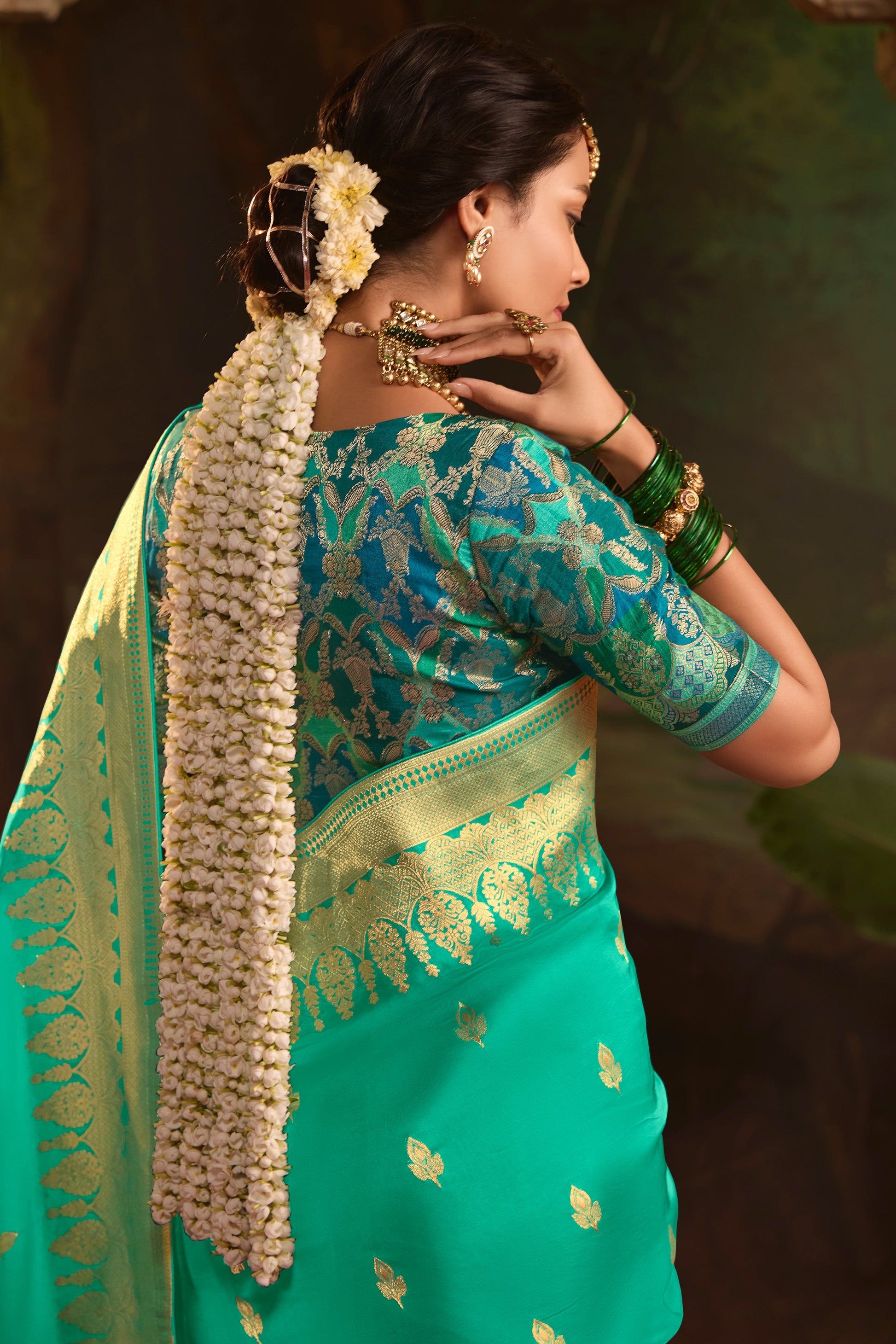 Blue Woven Crepe Silk Saree-ZB133577_3_SareeButa.com