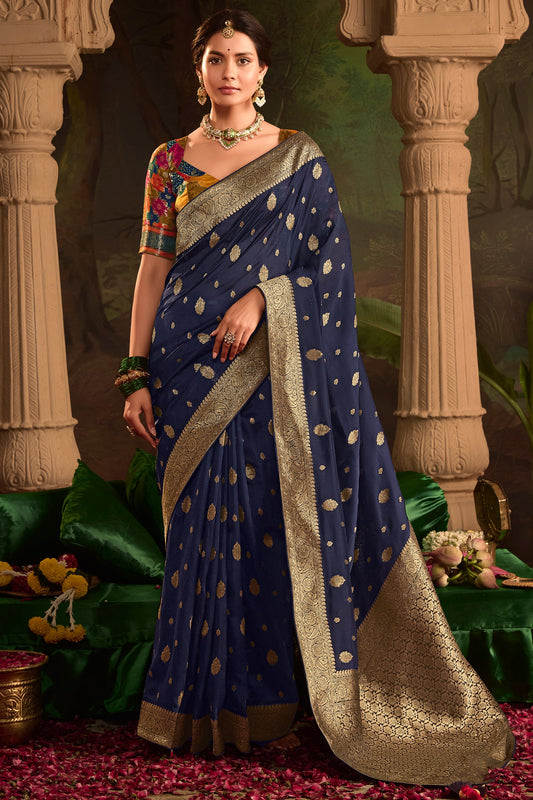 Blue Woven Crepe Silk Saree-ZB133580_1_SareeButa.com