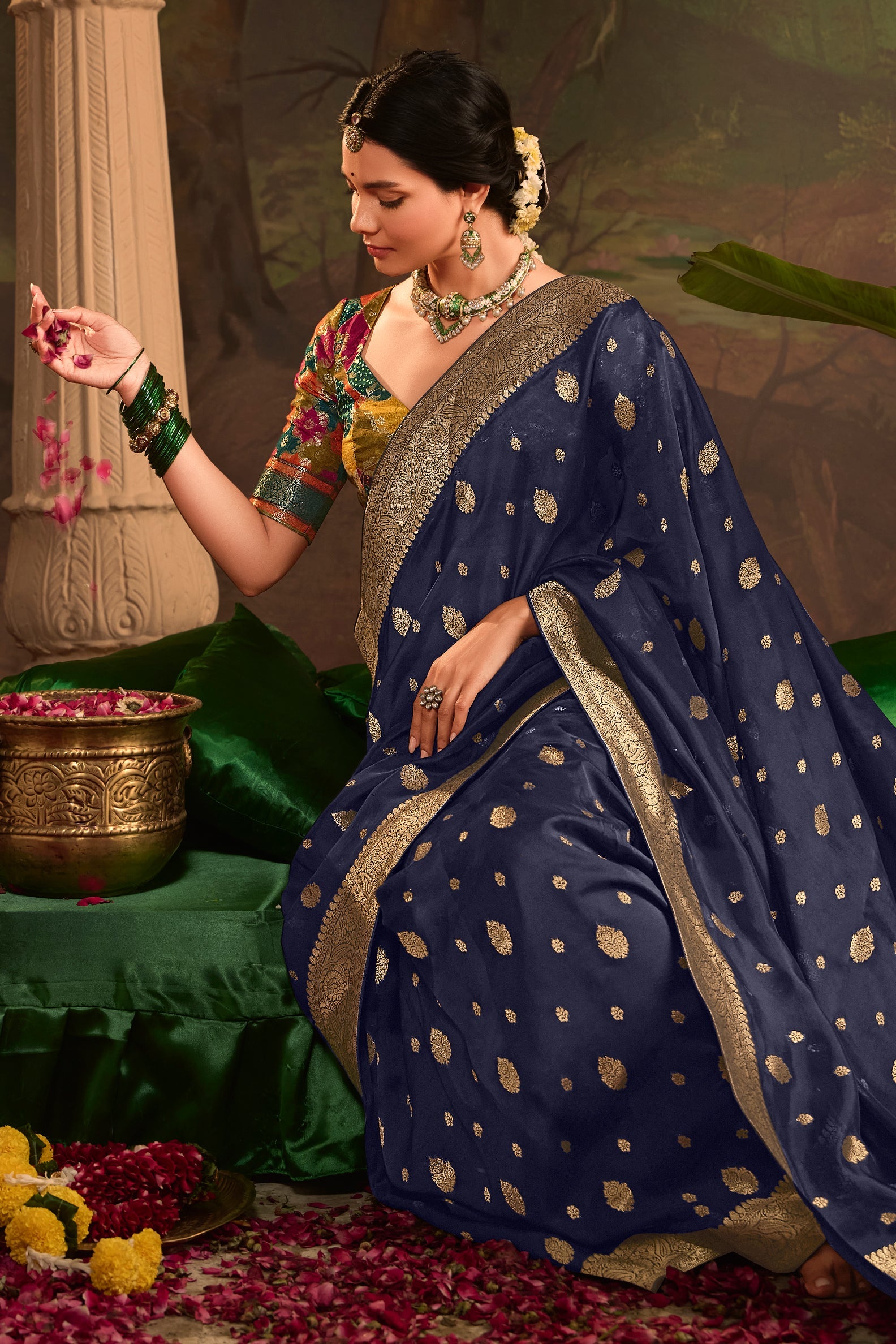 Blue Woven Crepe Silk Saree-ZB133580_3_SareeButa.com