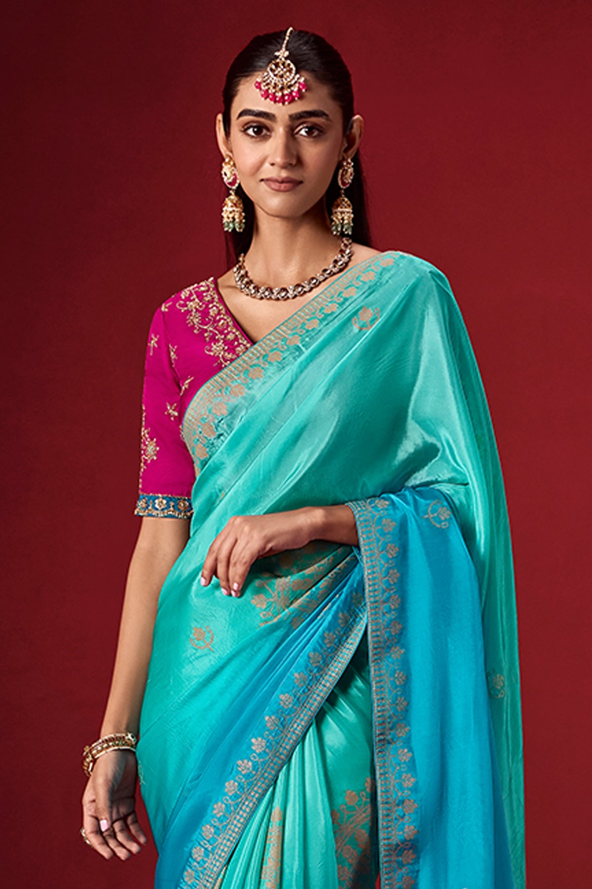 Blue Woven Dola Crepe Silk Saree-SAR13421_5_SareeButa.com