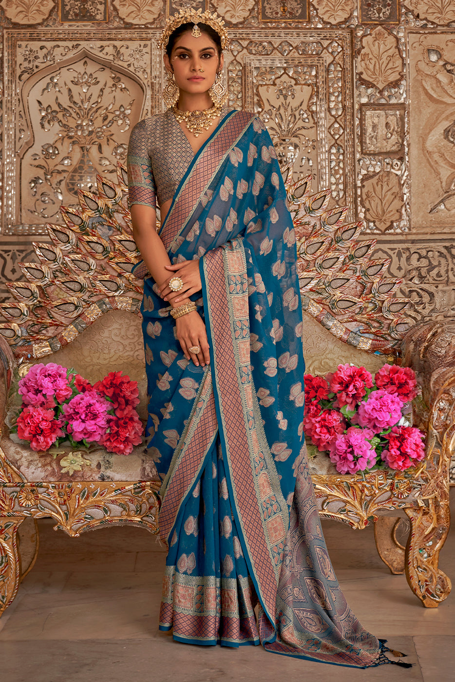 blue-woven-georgette-saree-zb133504_1_Sareebuta.com