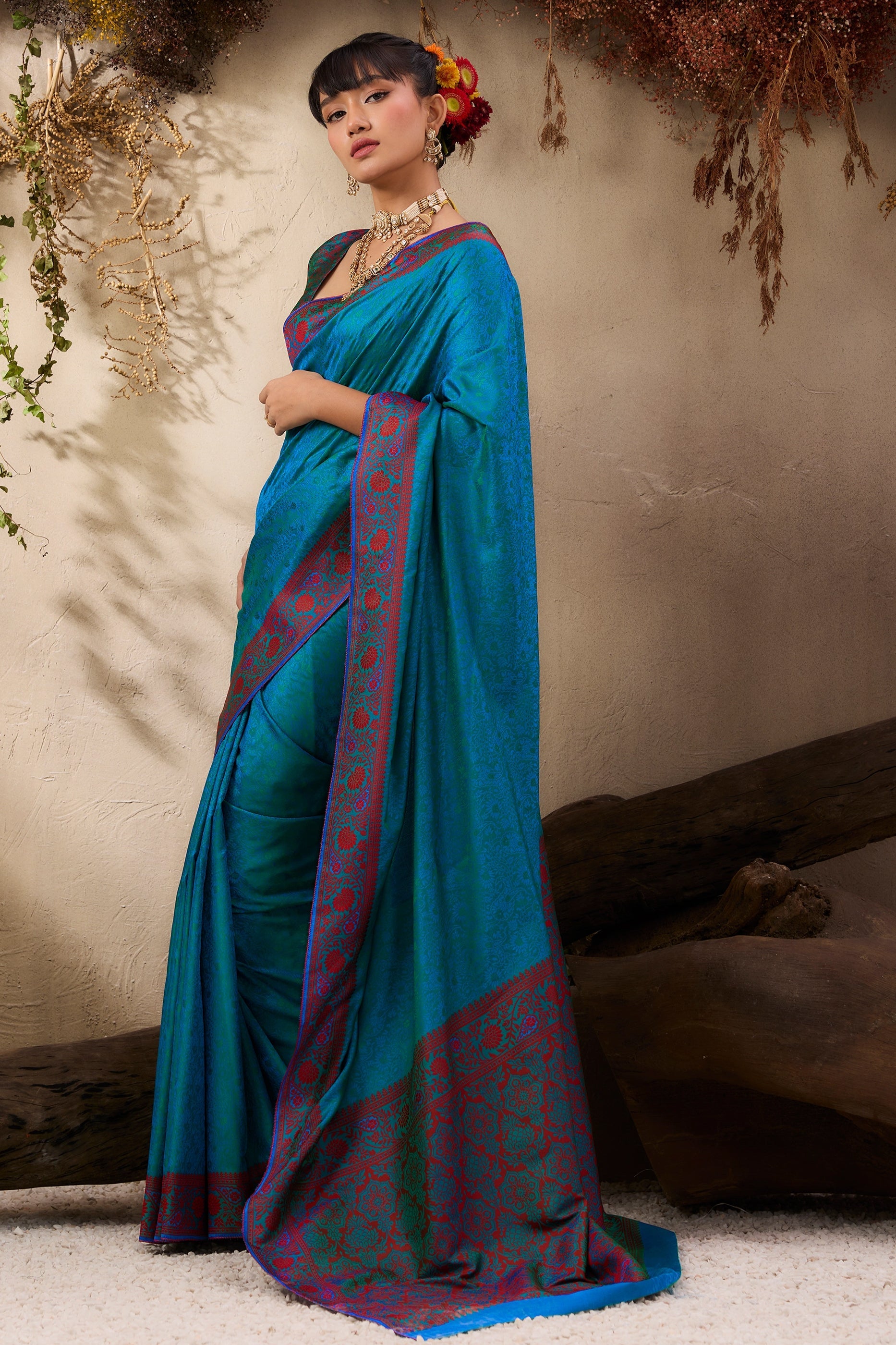 Blue Woven Kanjivaram Silk Saree-SAR11180_4_SareeButa.com