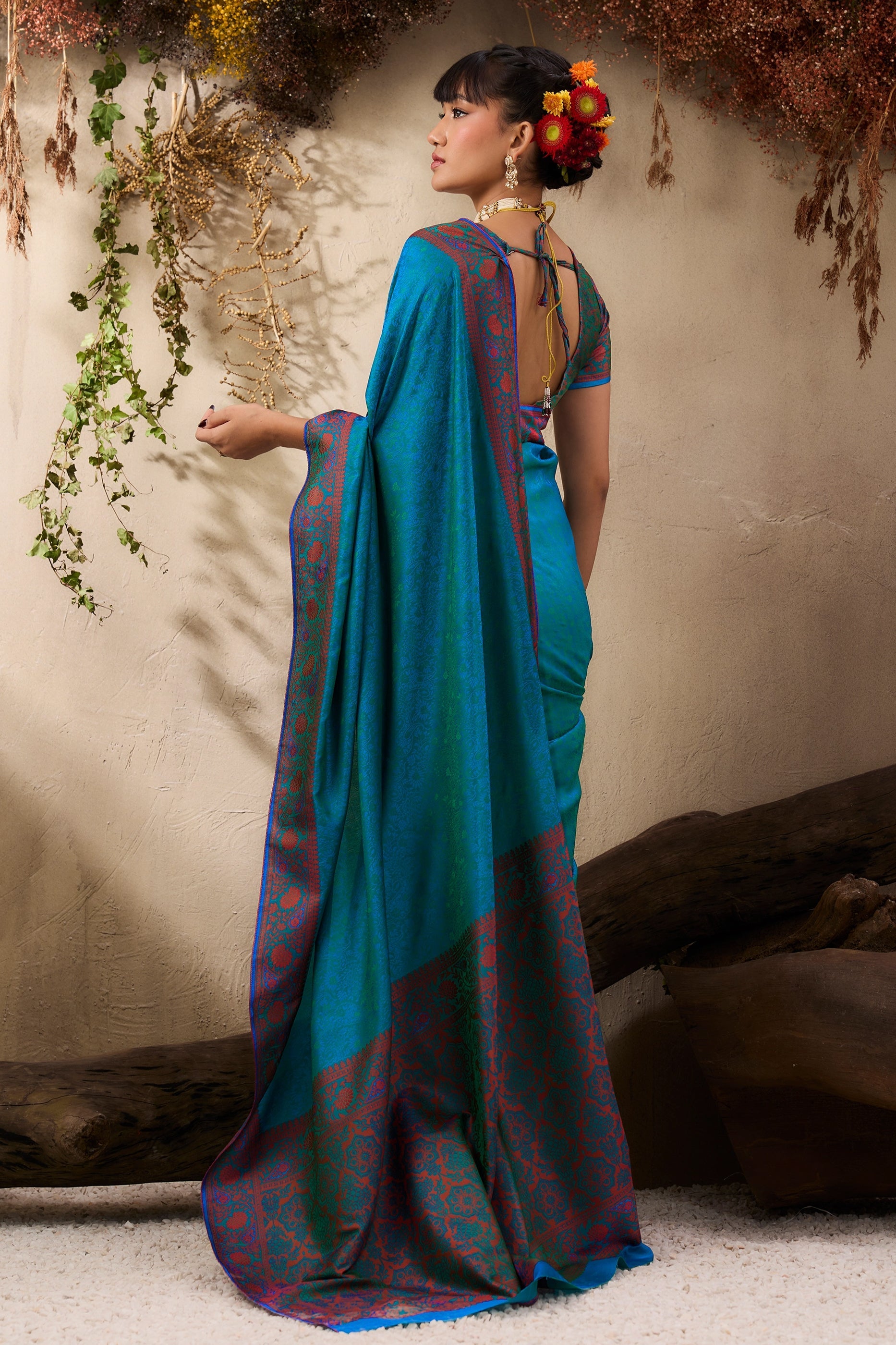Blue Woven Kanjivaram Silk Saree-SAR11180_5_SareeButa.com
