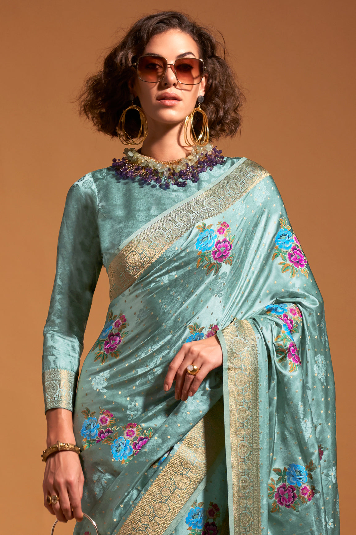 blue-woven-satin-silk-saree-zb132659_3_SareeButa.com