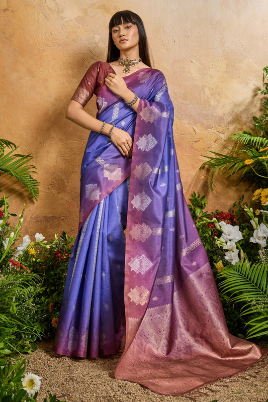 Blue Woven Silk Saree-SAR11941_1_SareeButa.com