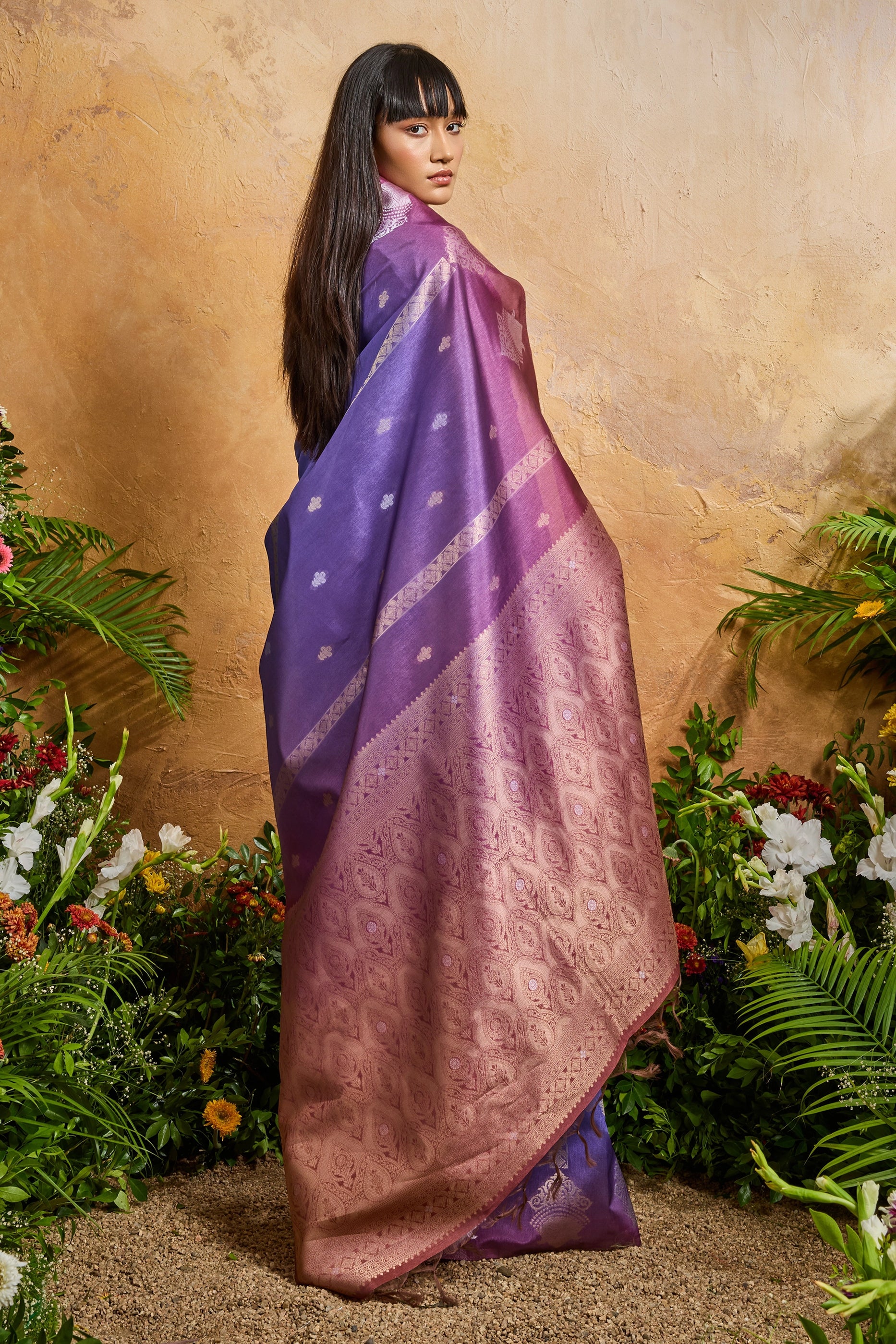 Blue Woven Silk Saree-SAR11941_4_SareeButa.com