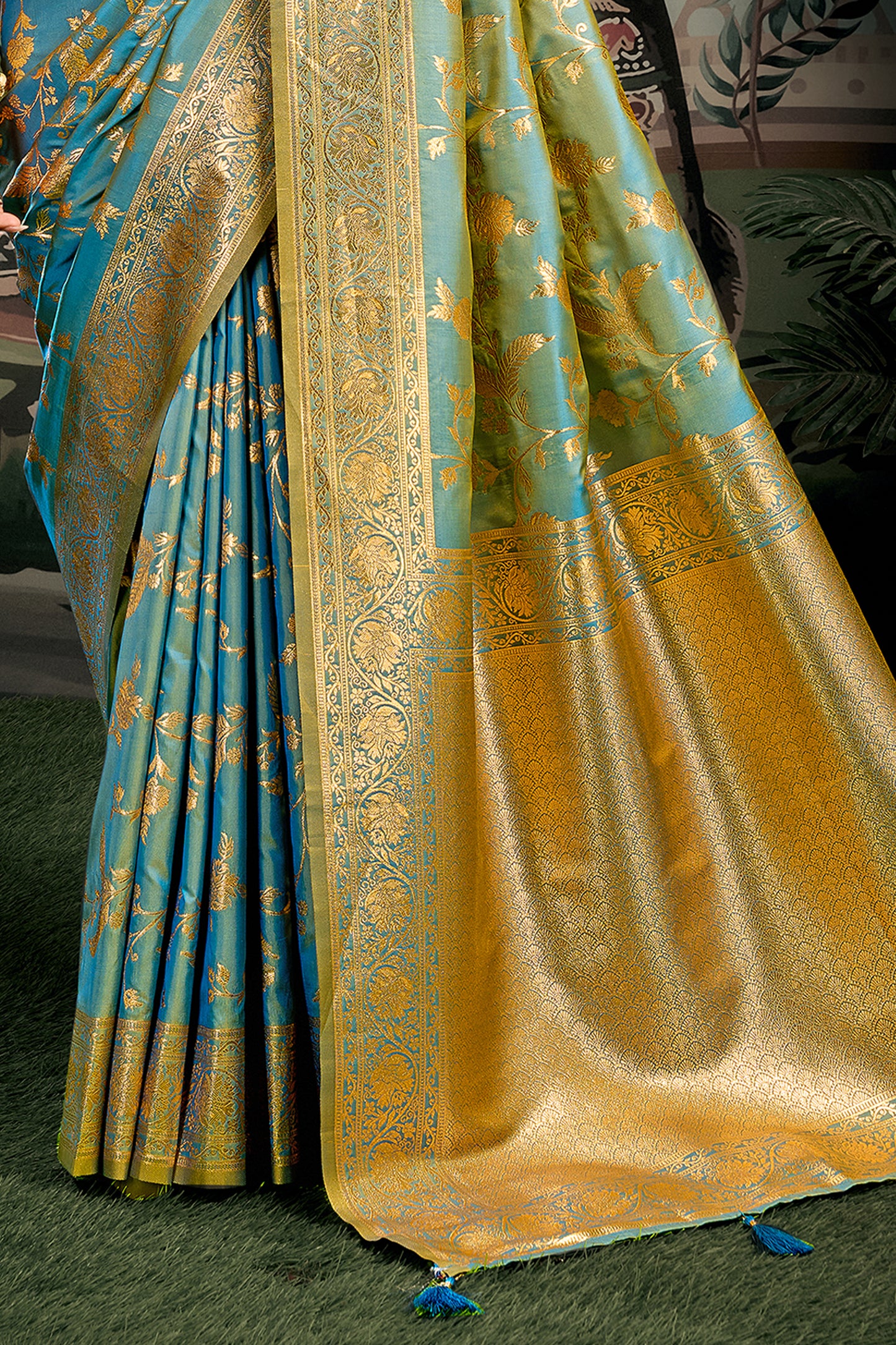 Blue Woven Silk Saree-SAR12621_5_SareeButa.com