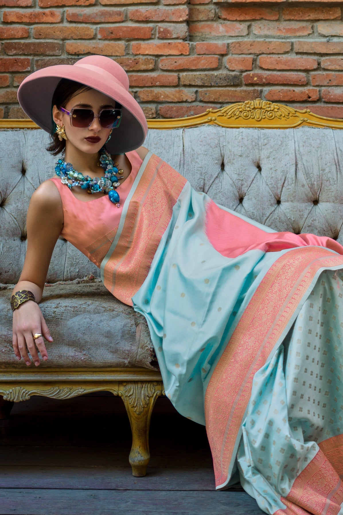 Blue Woven Silk Saree-ZB134021_3_SareeButa.com