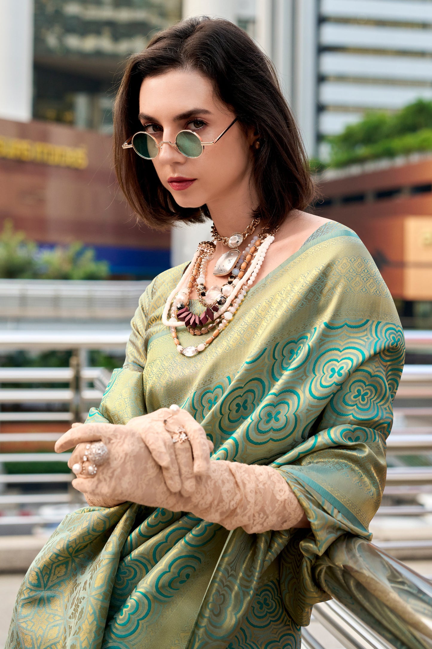 Blue Woven Silk Saree-ZB134045_2_SareeButa.com