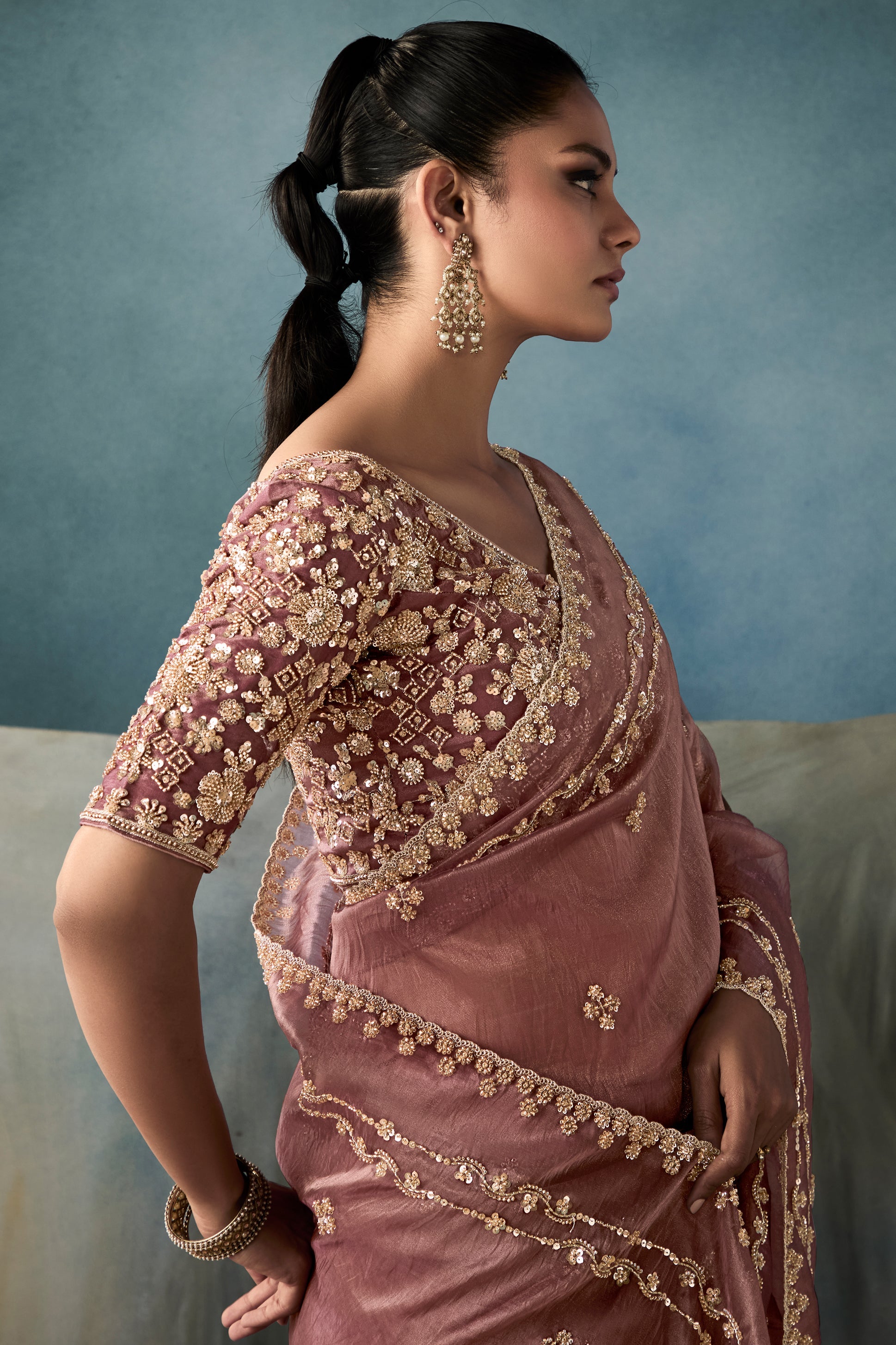 Blush Pink Embroidered Tissue Saree-ZB134341_4_SareeButa.com