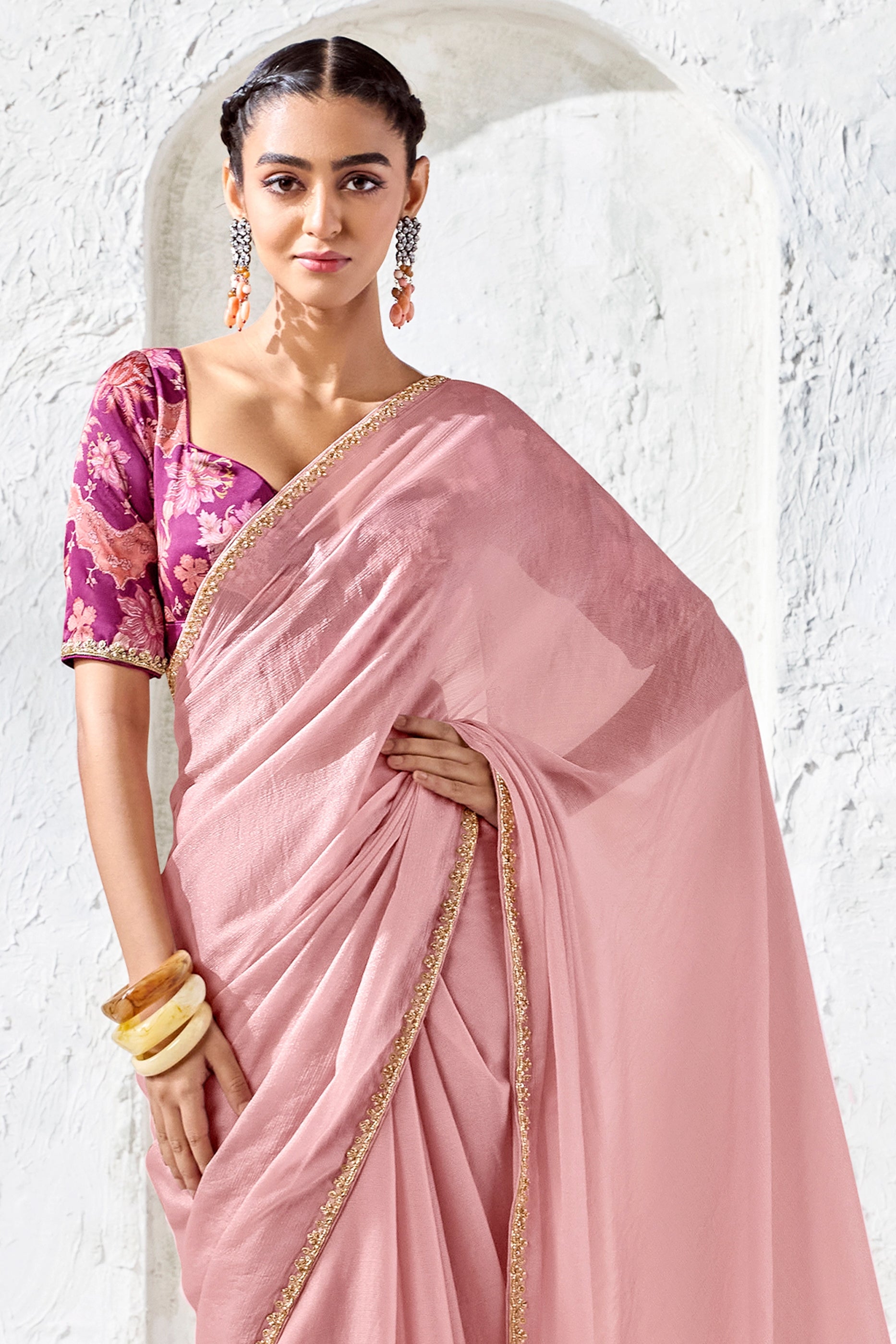 Blush Pink Embroidered Tissue Silk Saree-SAR13149_3_SareeButa.com