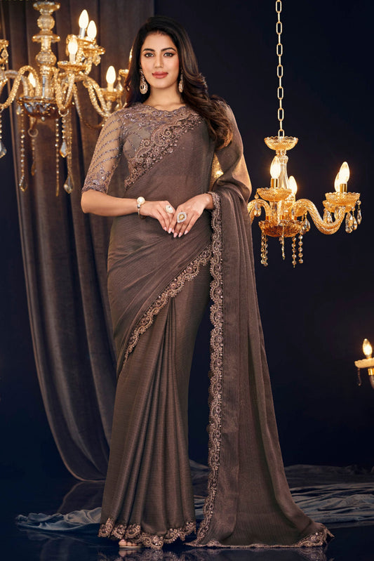 brown-shimmer-georgette-saree-zb131294_1_SareeButa.com