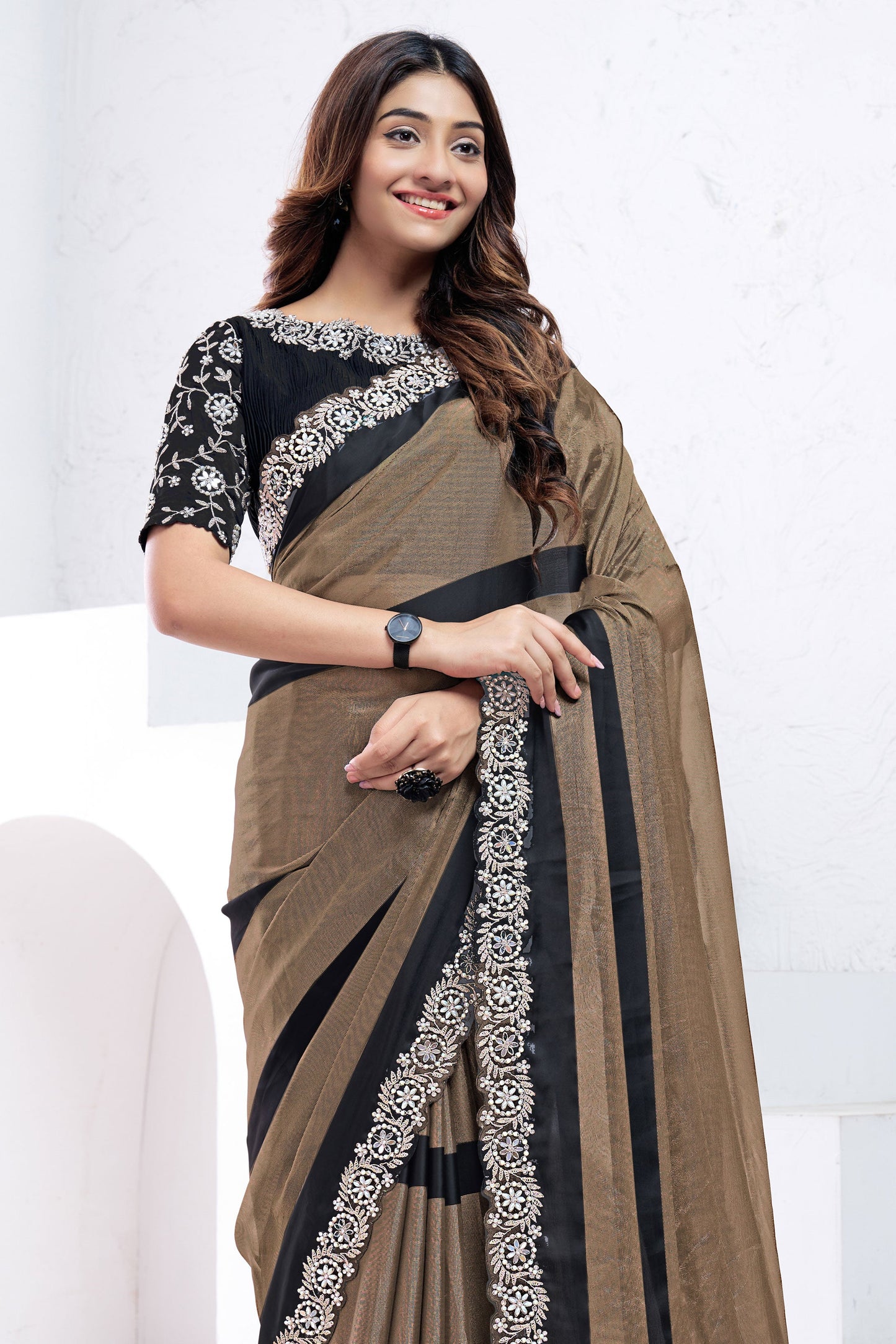brown-embroidered-georgette-saree-zb133739_6_Sareebuta.com