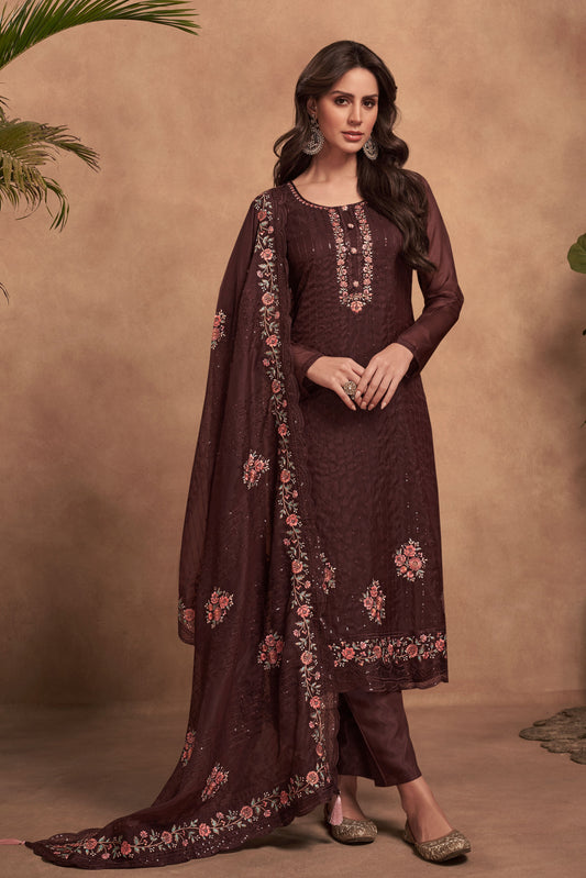 brown-embroidered-organza-salwar-suit-zbss100035_1_SareeButa.com