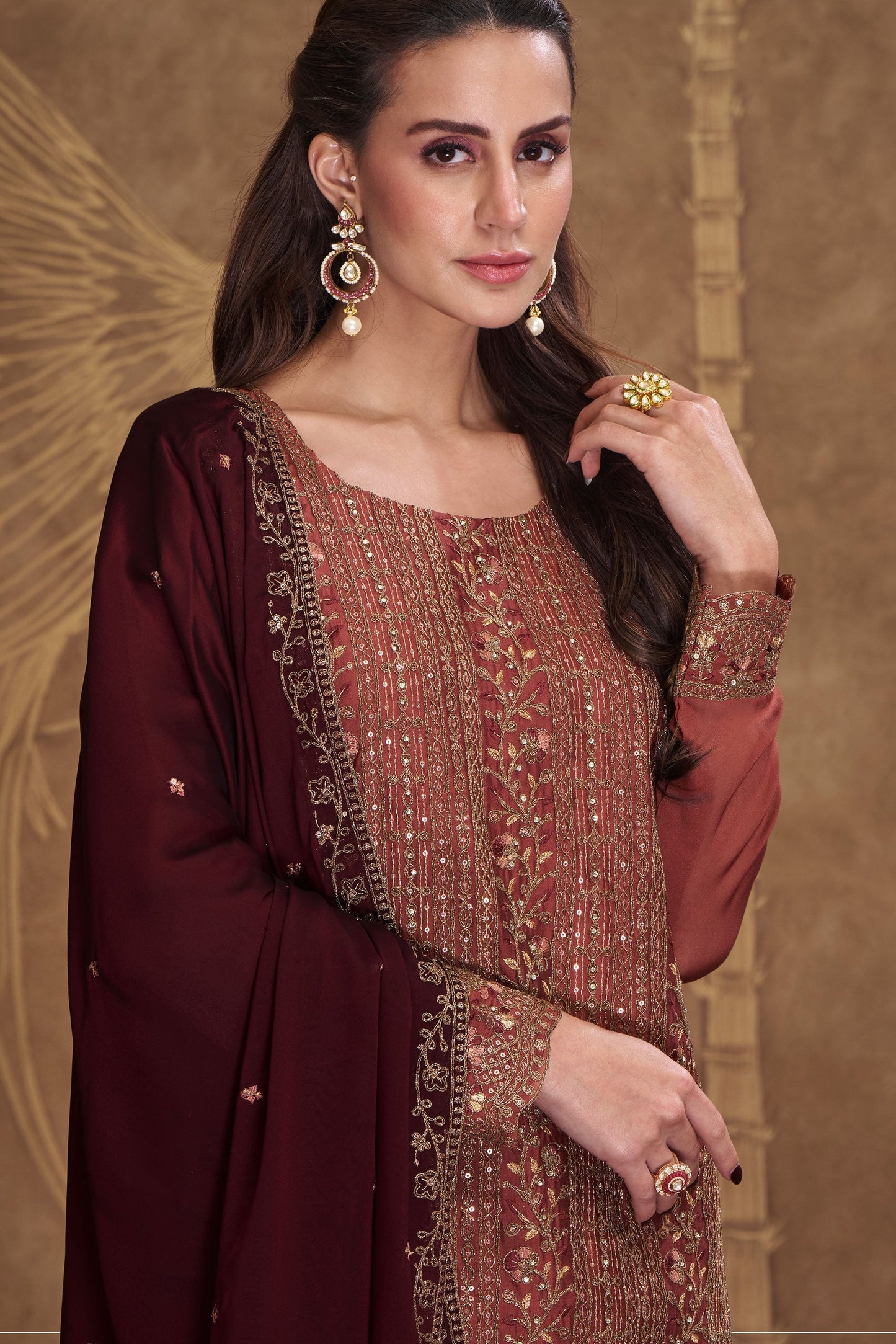 brown-embroidered-silk-salwar-suit-zbss100042_2_SareeButa.com