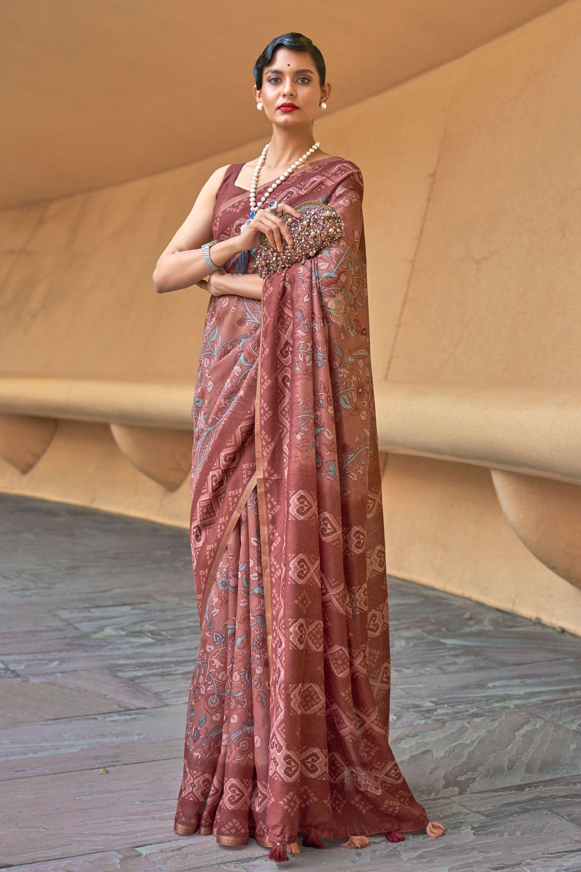 brown-printed-cotton-saree-zb130887_1_SareeButa.com