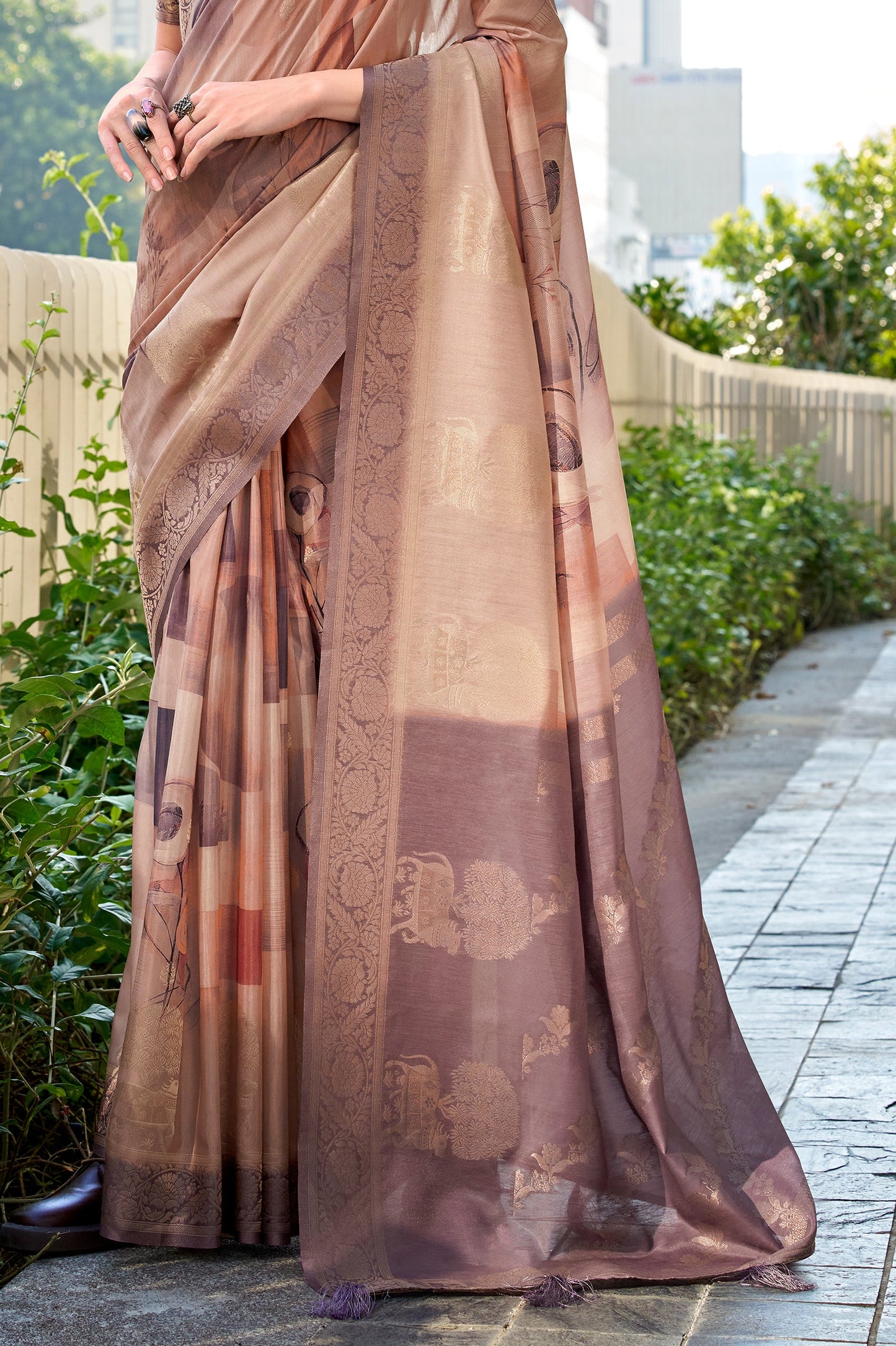 Brown Jacqaurd Silk Saree-ZB133856_4_SareeButa.com