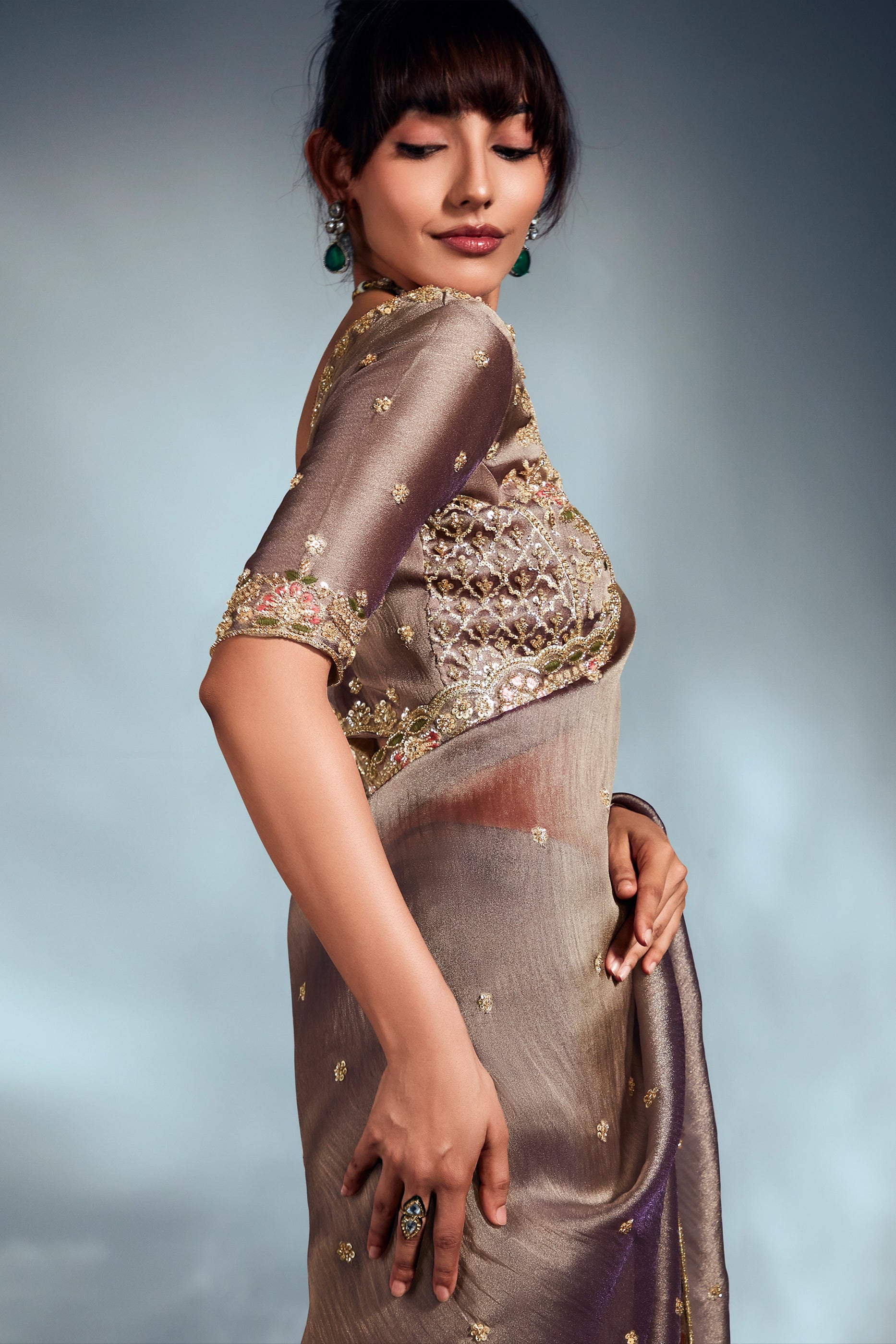 Brownish Mauve Embroidered Tissue Silk Saree-SAR10210_2_SareeButa.com