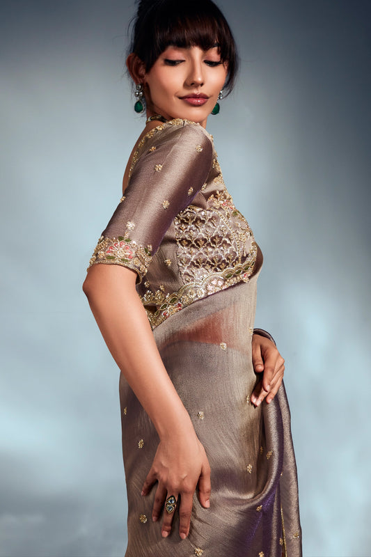 Brownish Mauve Embroidered Tissue Silk Saree-SAR10210_2_SareeButa.com