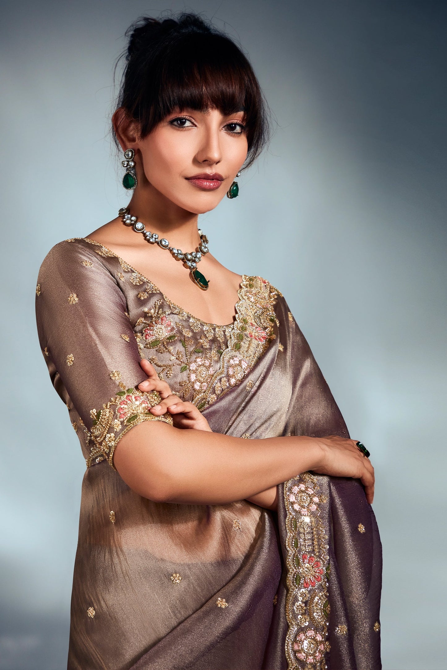 Brownish Mauve Embroidered Tissue Silk Saree-SAR10210_3_SareeButa.com