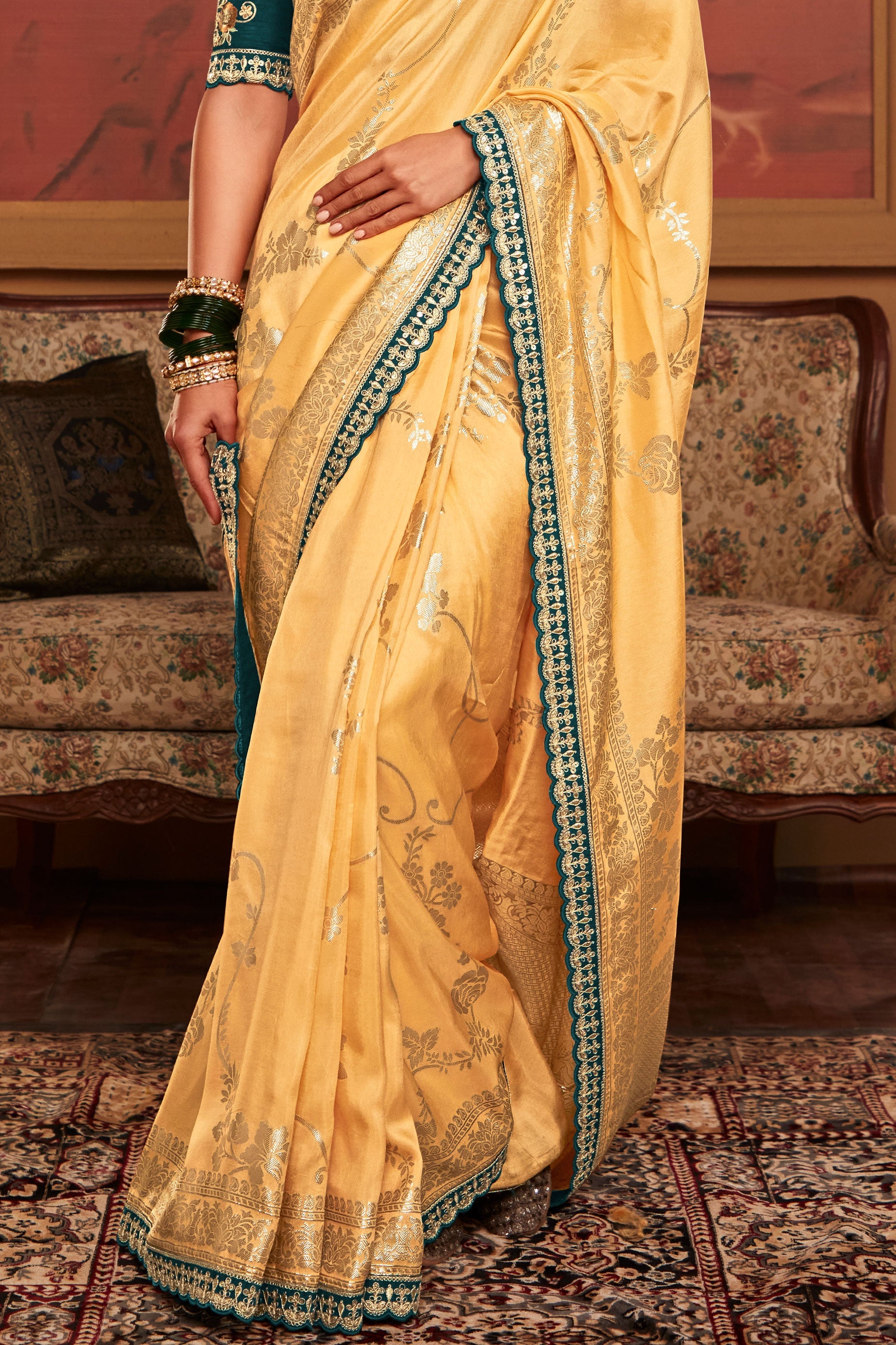 corn-yellow-woven-dola-silk-saree-zb131428_4_SareeButa.com