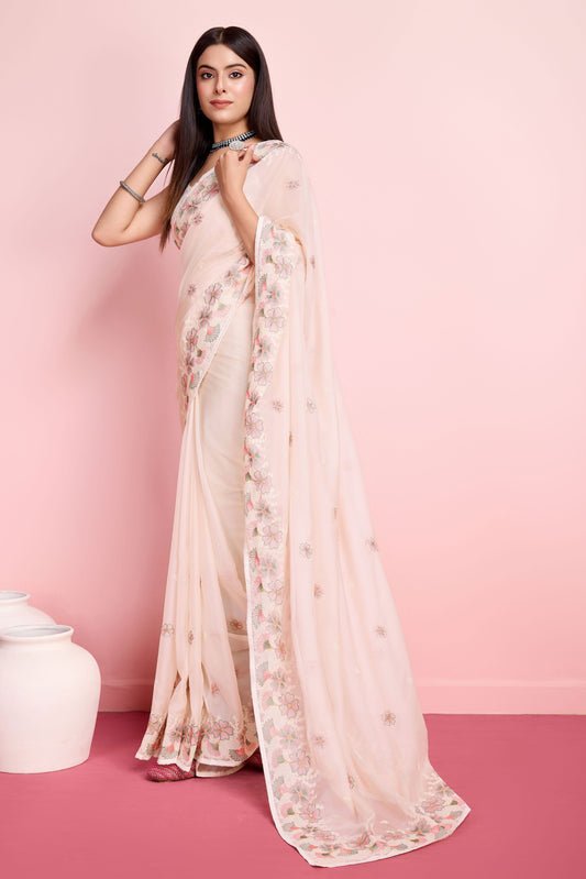 cream-embroidered-organza-saree-zb131403_1_SareeButa.com