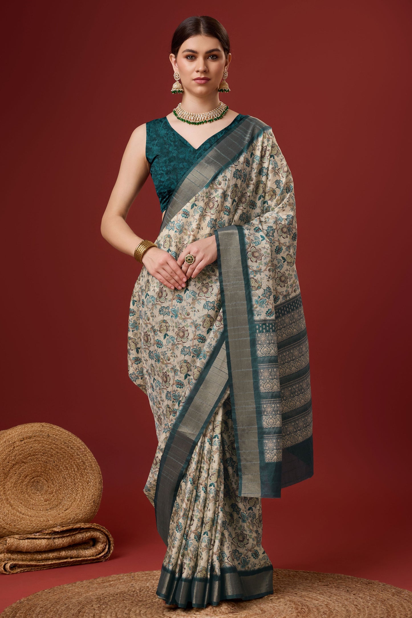 cream-printed-cotton-silk-saree-zb131896_1_SareeButa.com