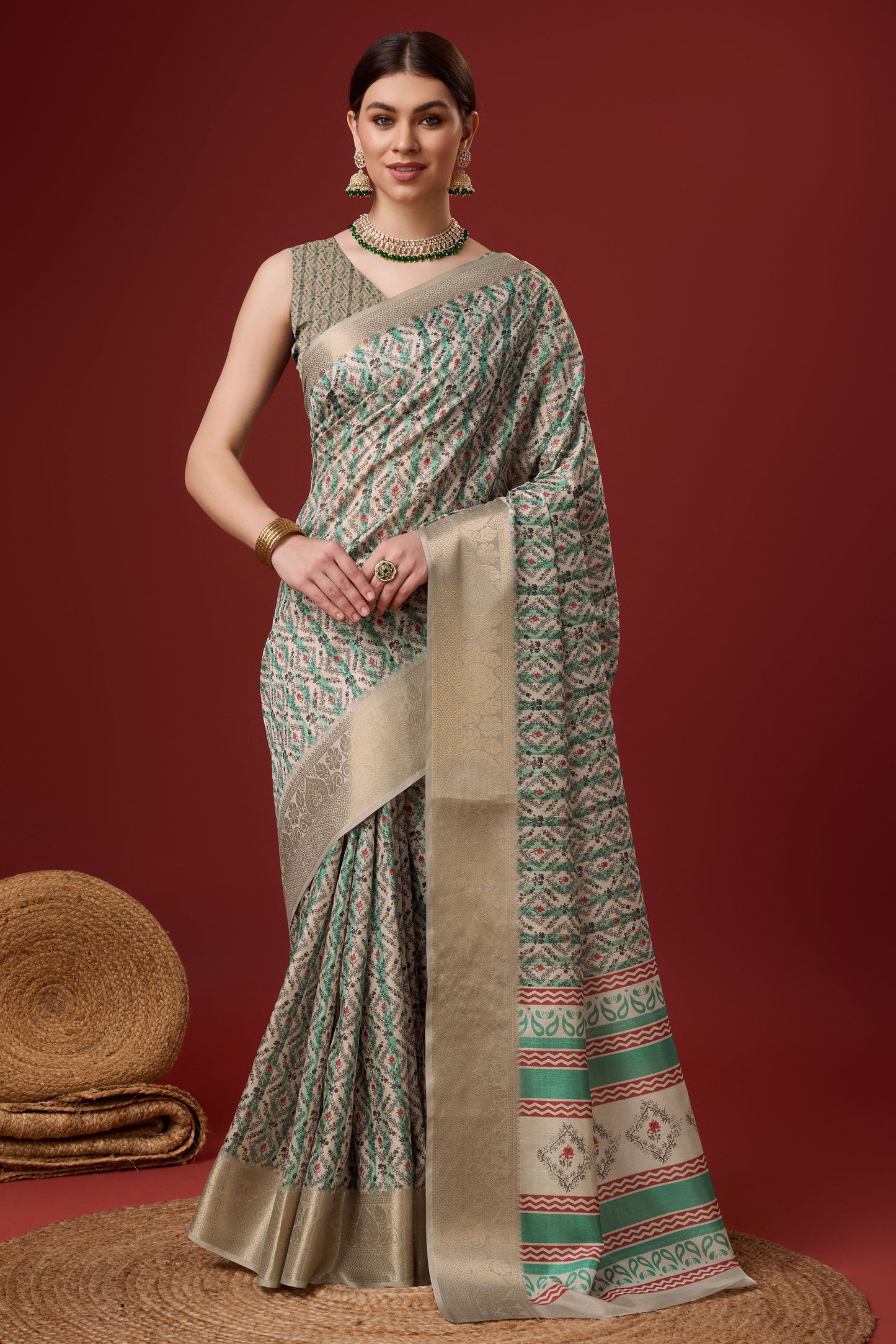 cream-printed-cotton-silk-saree-zb131907_1_SareeButa.com